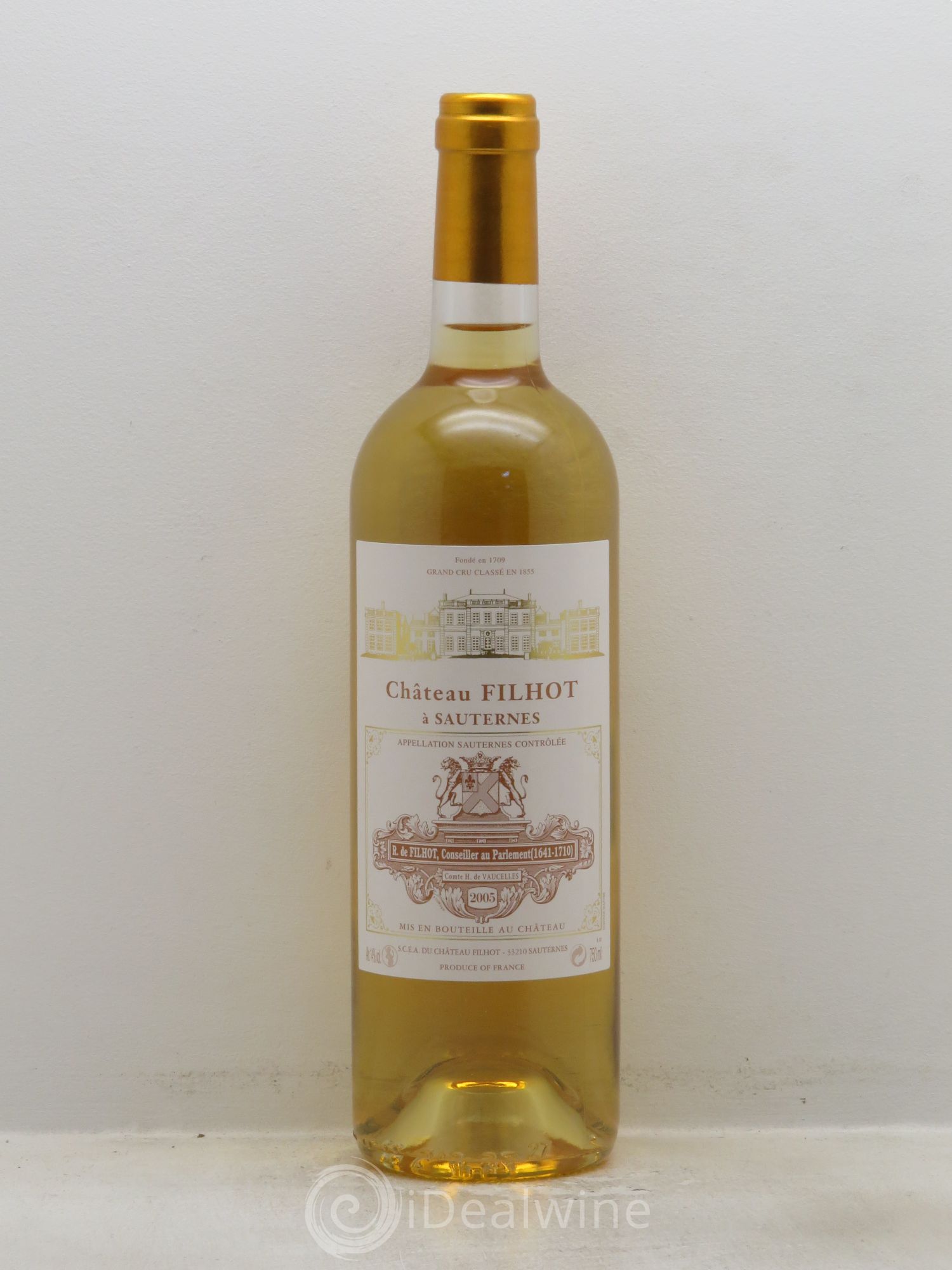 Château Filhot 2ème Grand Cru Classé 2005 - Lotto di 1 bottiglia - 0