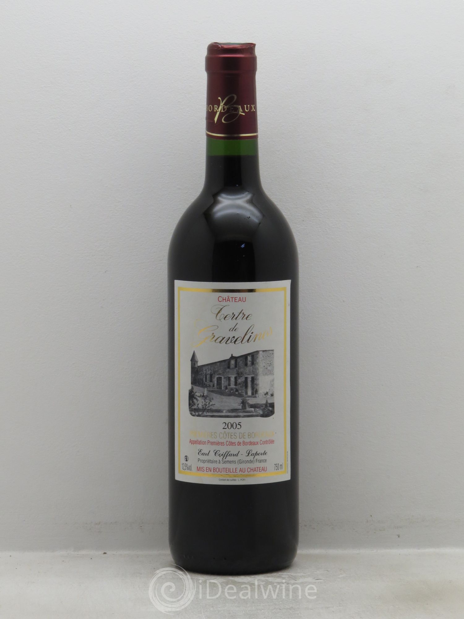Premières Côtes de Bordeaux Château Tertre de Gravelines (sans prix de reserve) 2005 - Posten von 1 Flasche - 0
