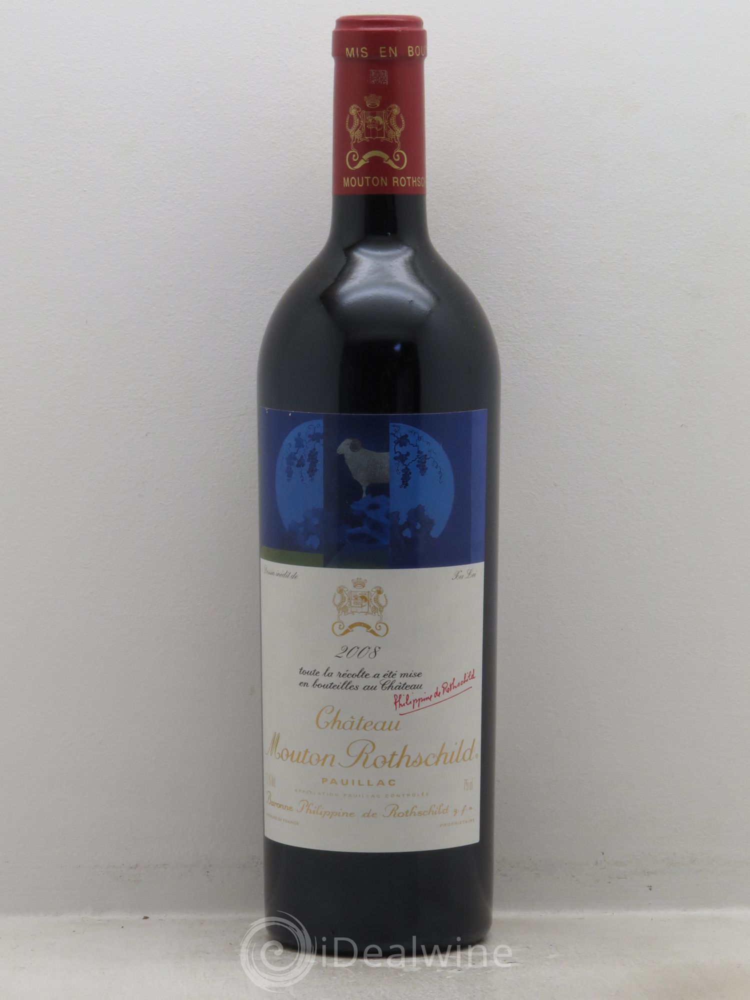 Château Mouton Rothschild 1er Grand Cru Classé 2008 - Posten von 1 Flasche - 0