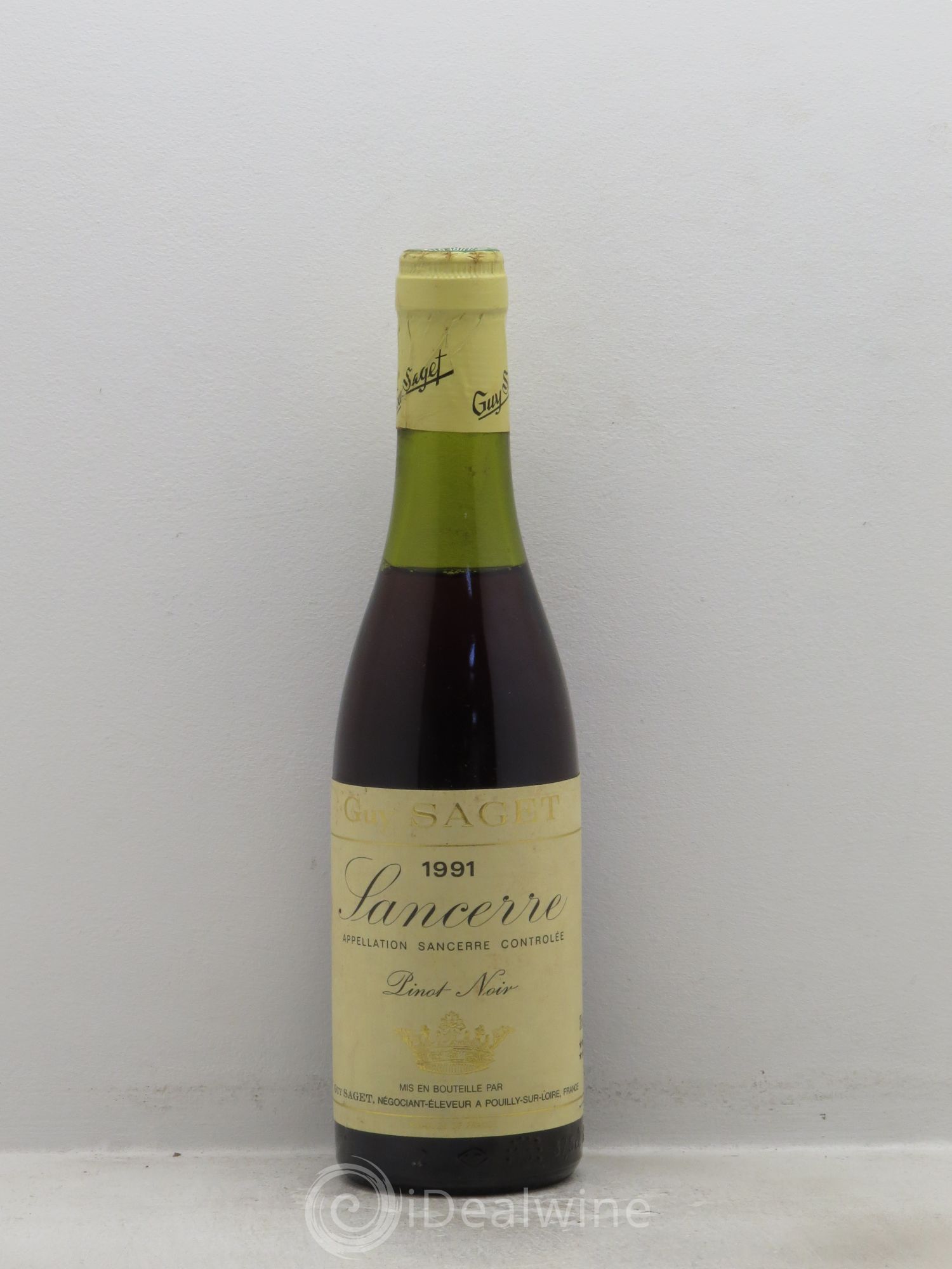 Sancerre Pinot noir Guy Saget (sans prix de reserve) 1991 - Posten von 1 Demi-Flasche - 0