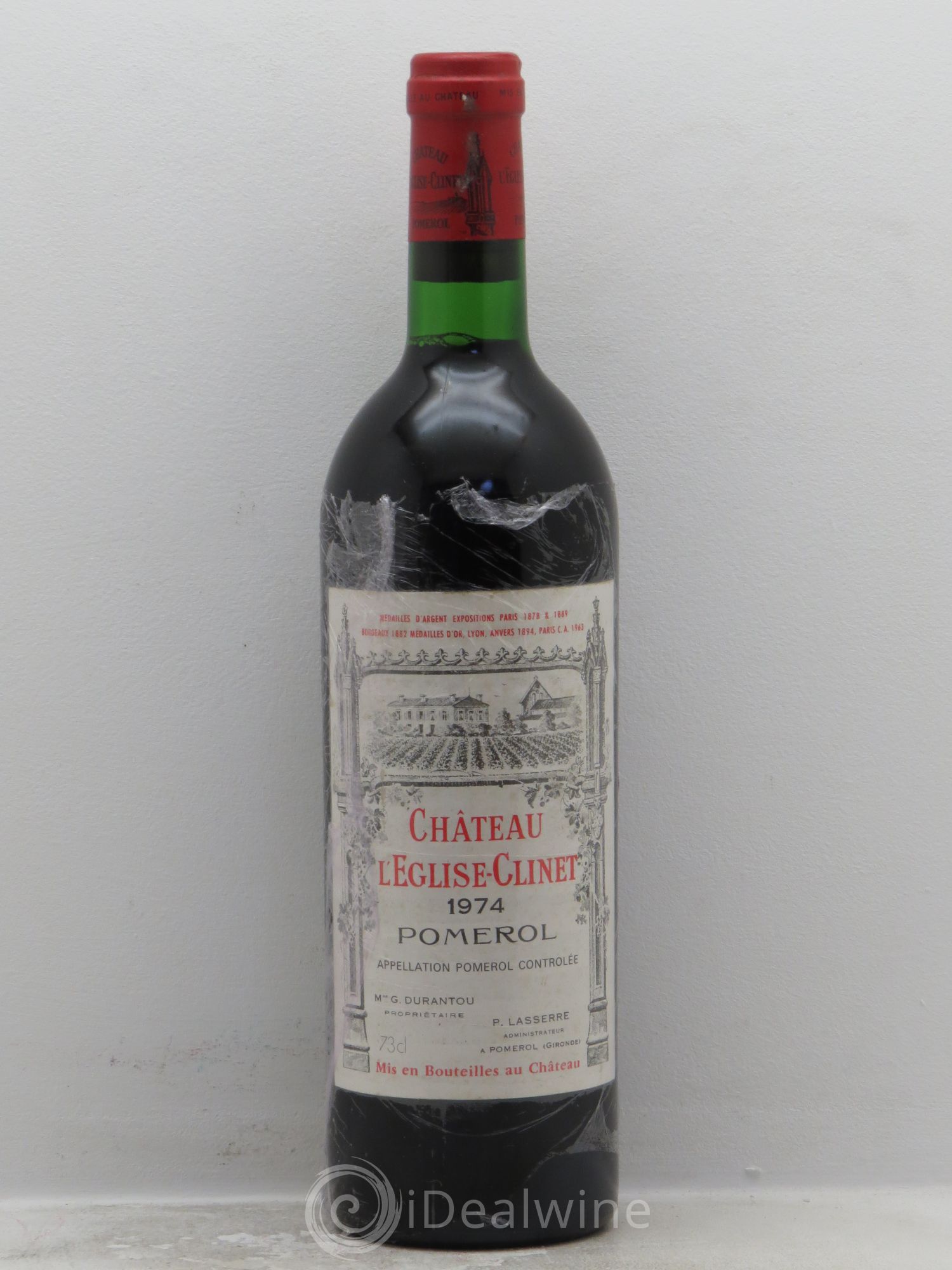 Château l' Église Clinet (sans prix de réserve) 1974 - Lot de 1 bouteille - 0