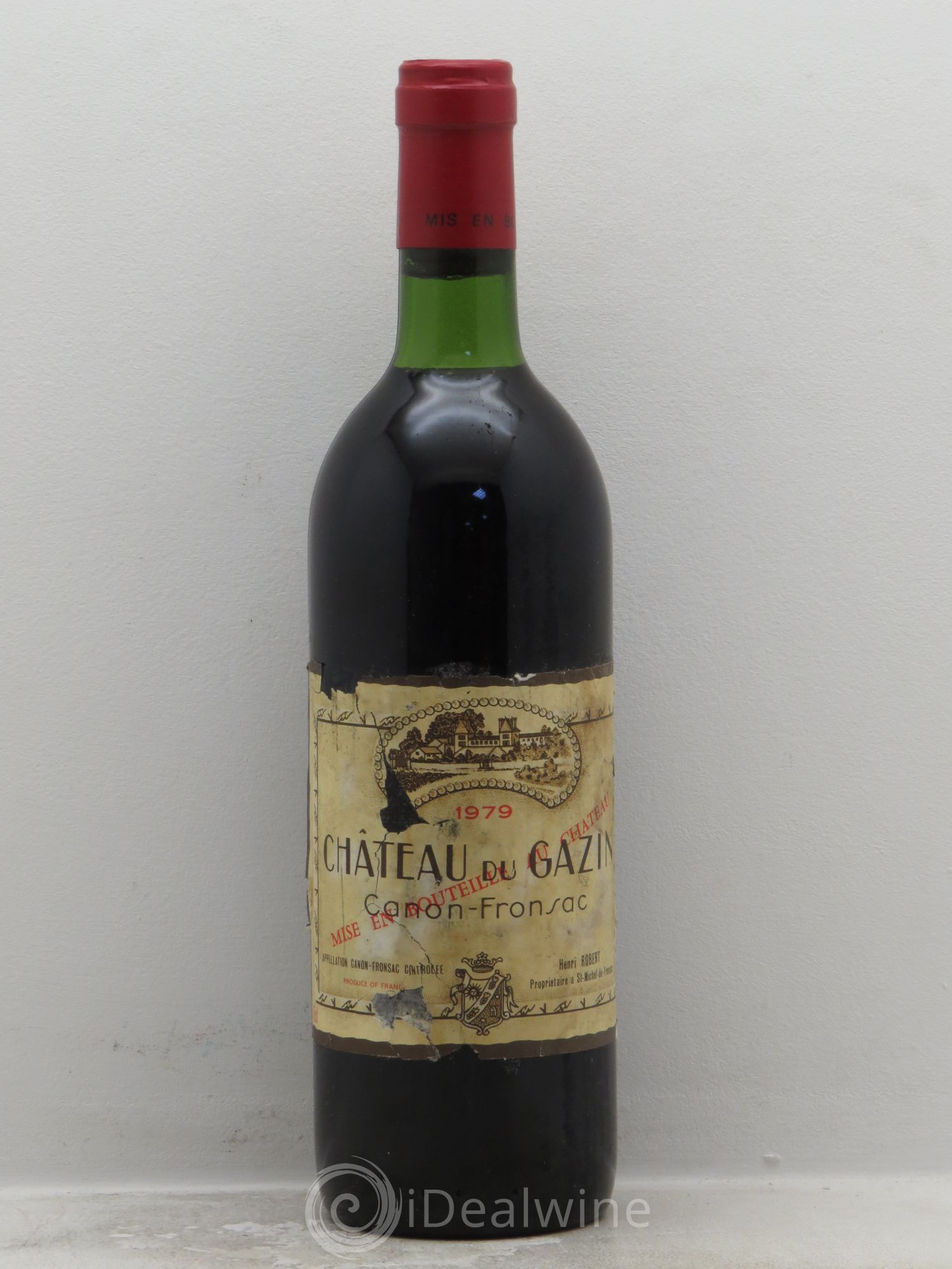 Canon-Fronsac Château du Gazin (sans prix de réserve) 1979 - Posten von 1 Flasche - 0