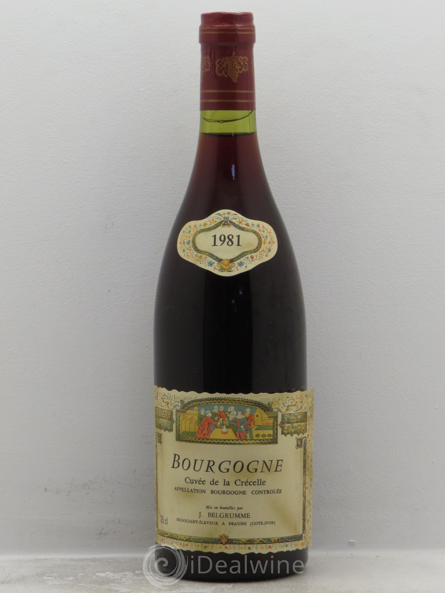 Bourgogne Cuvée de la Crécelle J. Belgrumme (sans prix de réserve) 1981 - Posten von 1 Flasche - 0