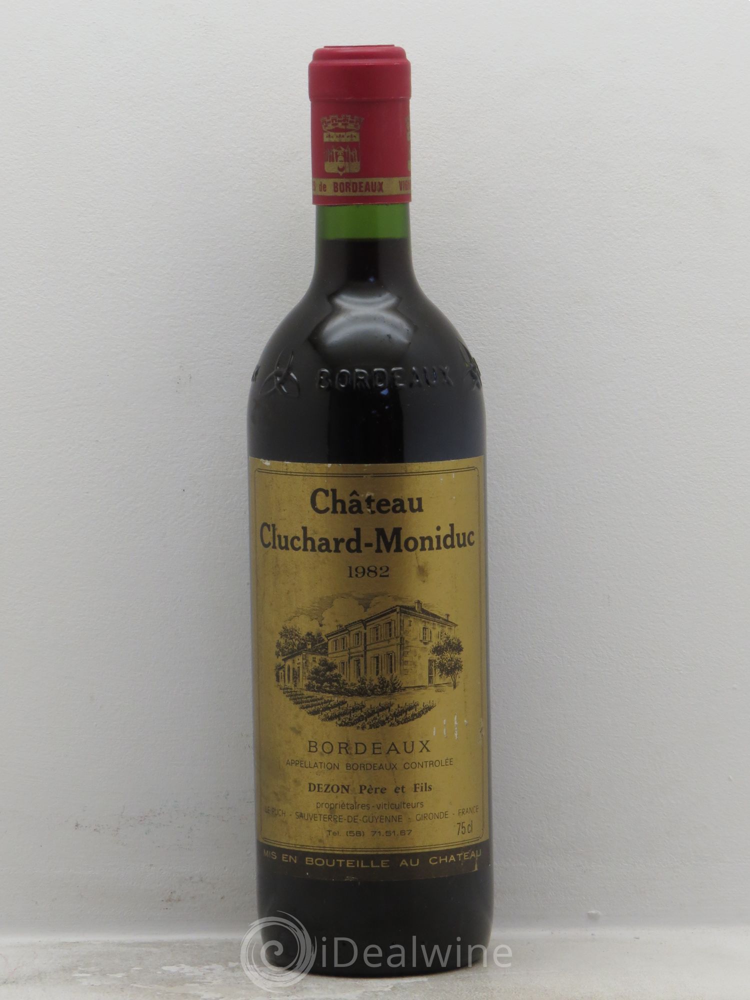 Bordeaux Château Cluchard Moniduc (sans prix de réserve) 1982 - Posten von 1 Flasche - 0
