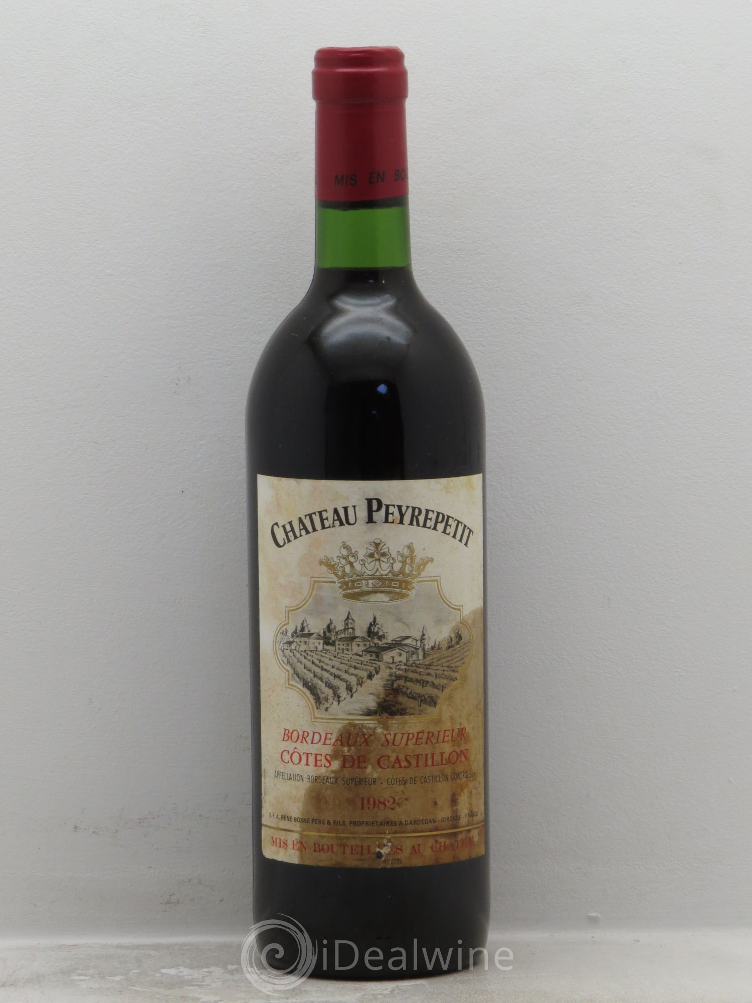 Castillon-Côtes-de-Bordeaux (Côtes-de-Castillon) Château Peyrepetit (sans prix de réserve) 1982 - Posten von 1 Flasche - 0