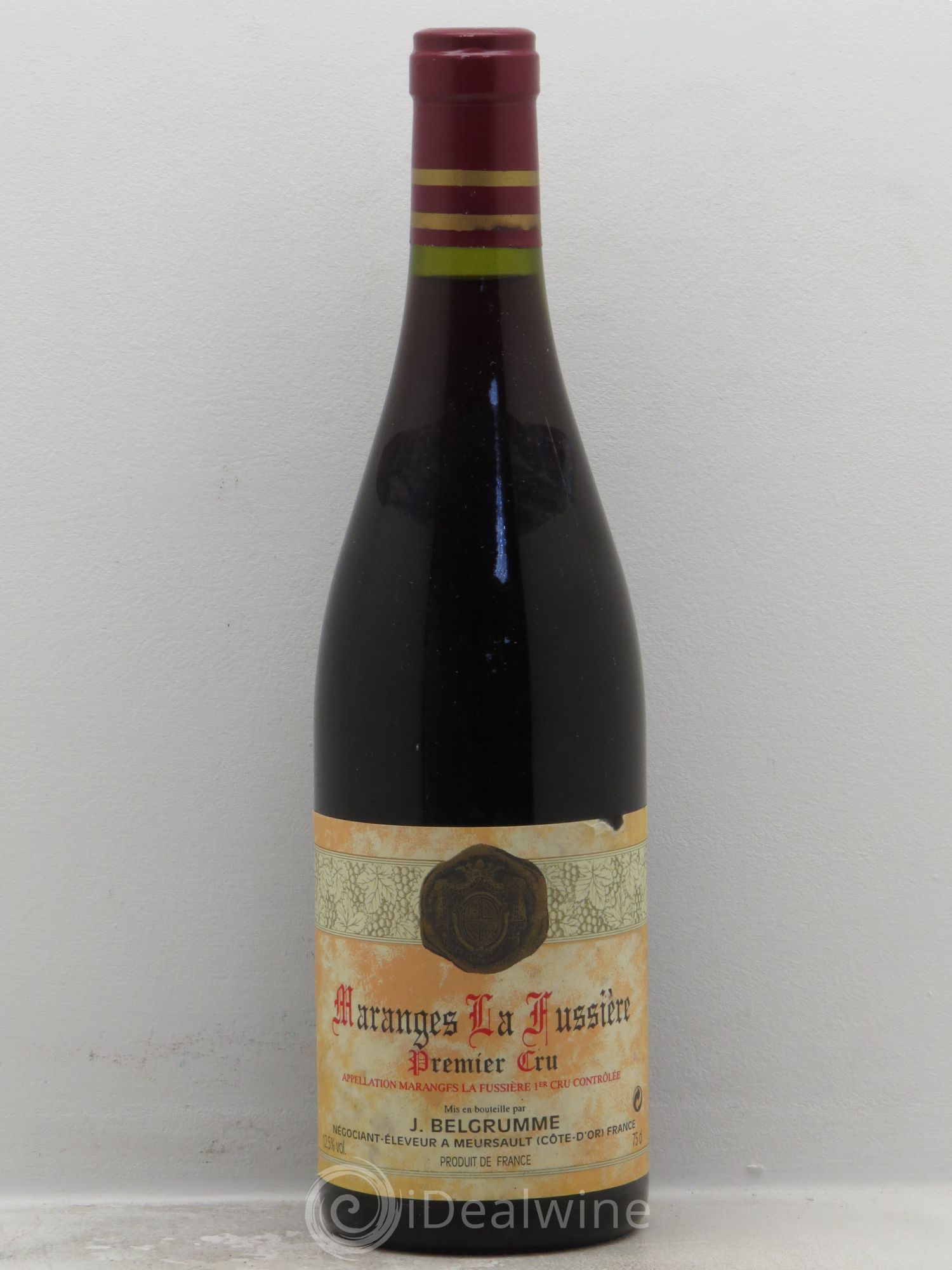 Maranges 1er Cru J.Belgrumme (sans prix de réserve) - Posten von 1 Flasche - 0