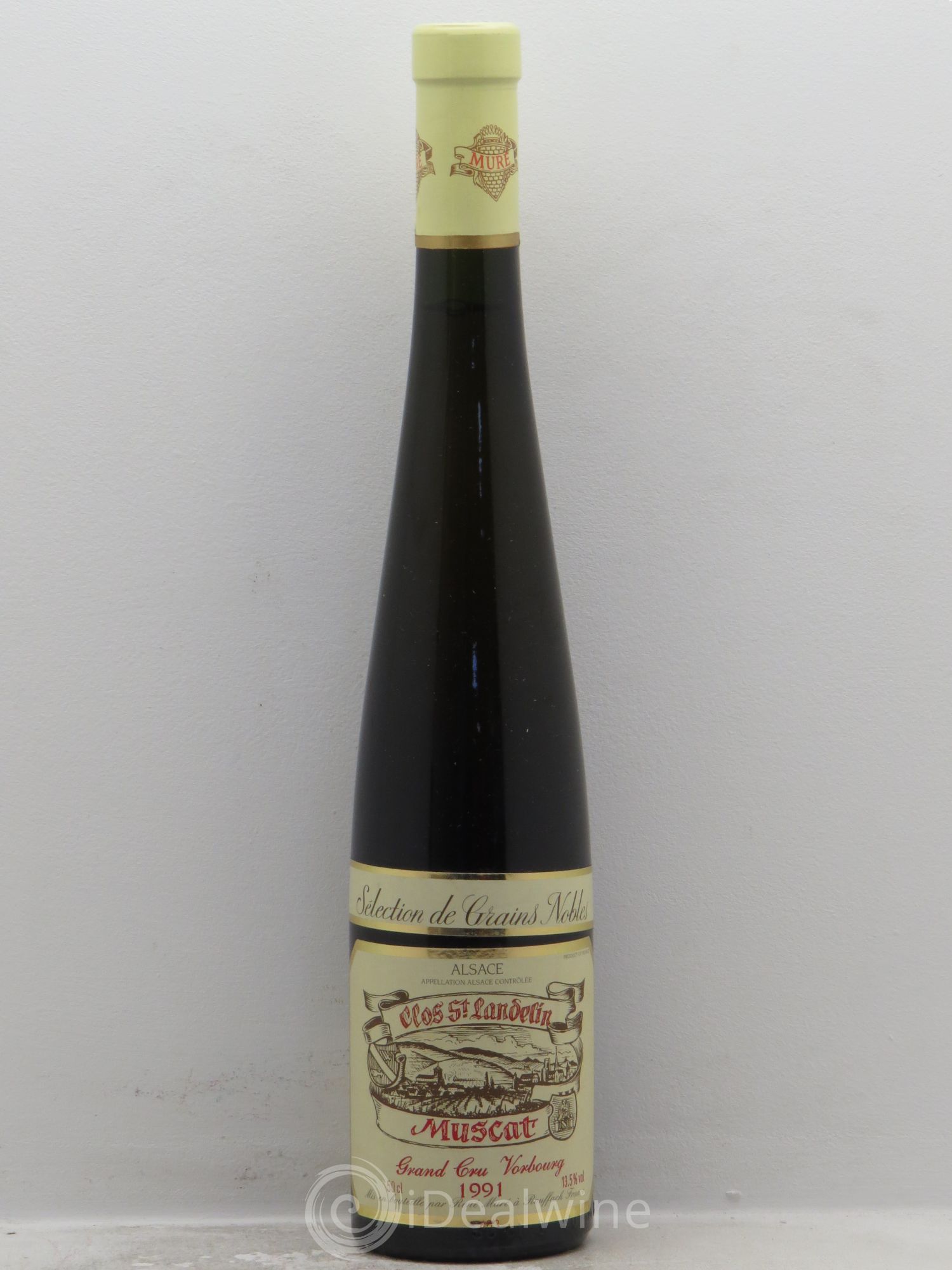 Alsace Grand Cru Muscat Clos Saint Landelin Vorbourg Sélection Grains nobles R.Muré 50cl (sans prix de réserve) 1991 - Posten von 1 Flasche - 0