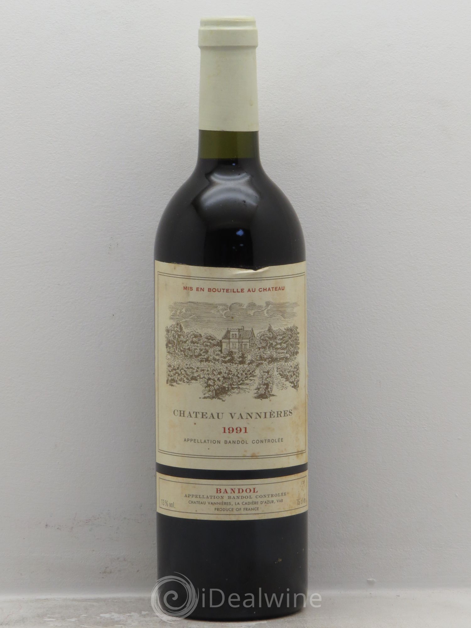 Bandol Château Vannières Éric et Charles-Éric Boisseaux (sans prix de réserve) 1991 - Lot de 1 bouteille - 0