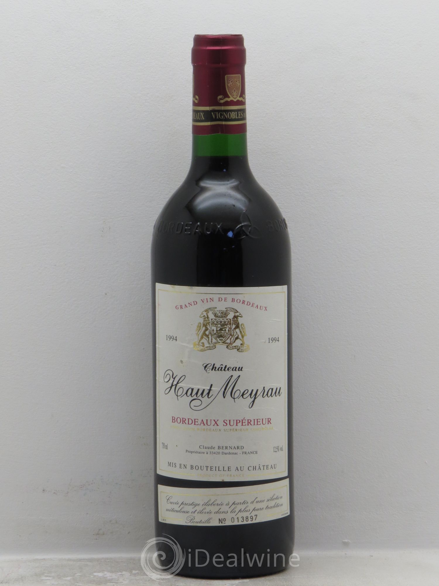 Bordeaux Supérieur Château Haut meyrau (sans prix de réserve) 1994 - Posten von 1 Flasche - 0