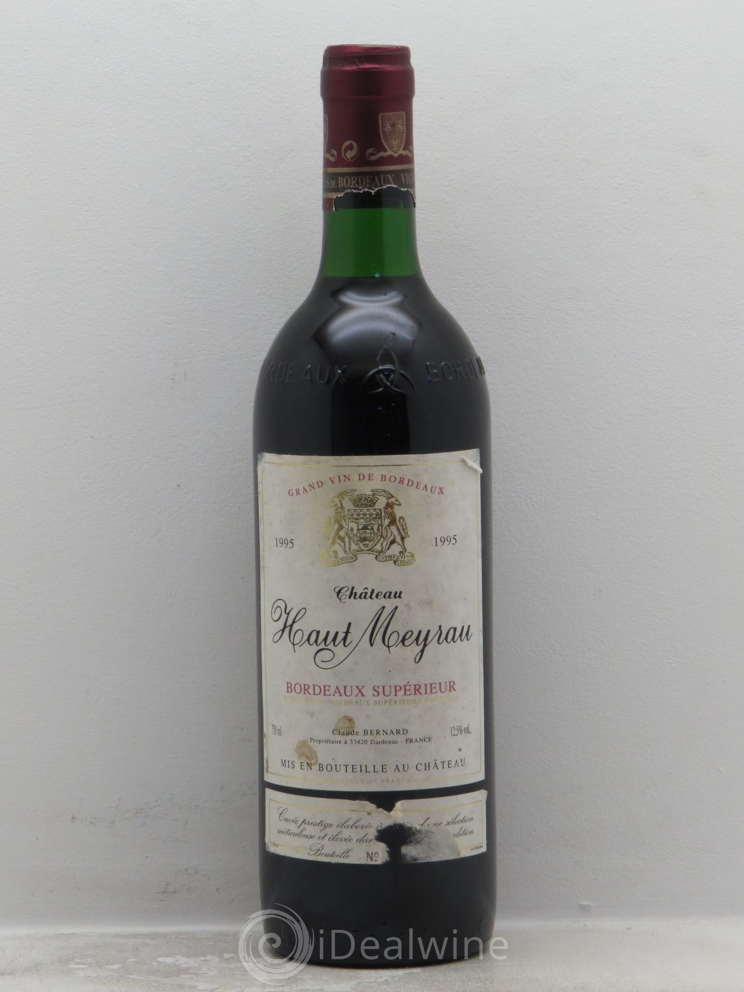 Bordeaux Supérieur Château Haut meyrau (sans prix de réserve) 1994 - Posten von 1 Flasche - 0
