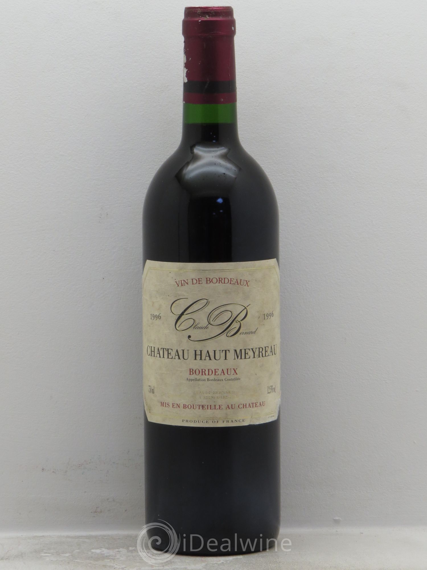 Bordeaux Supérieur Château Haut meyrau (sans prix de réserve) 1996 - Posten von 1 Flasche - 0