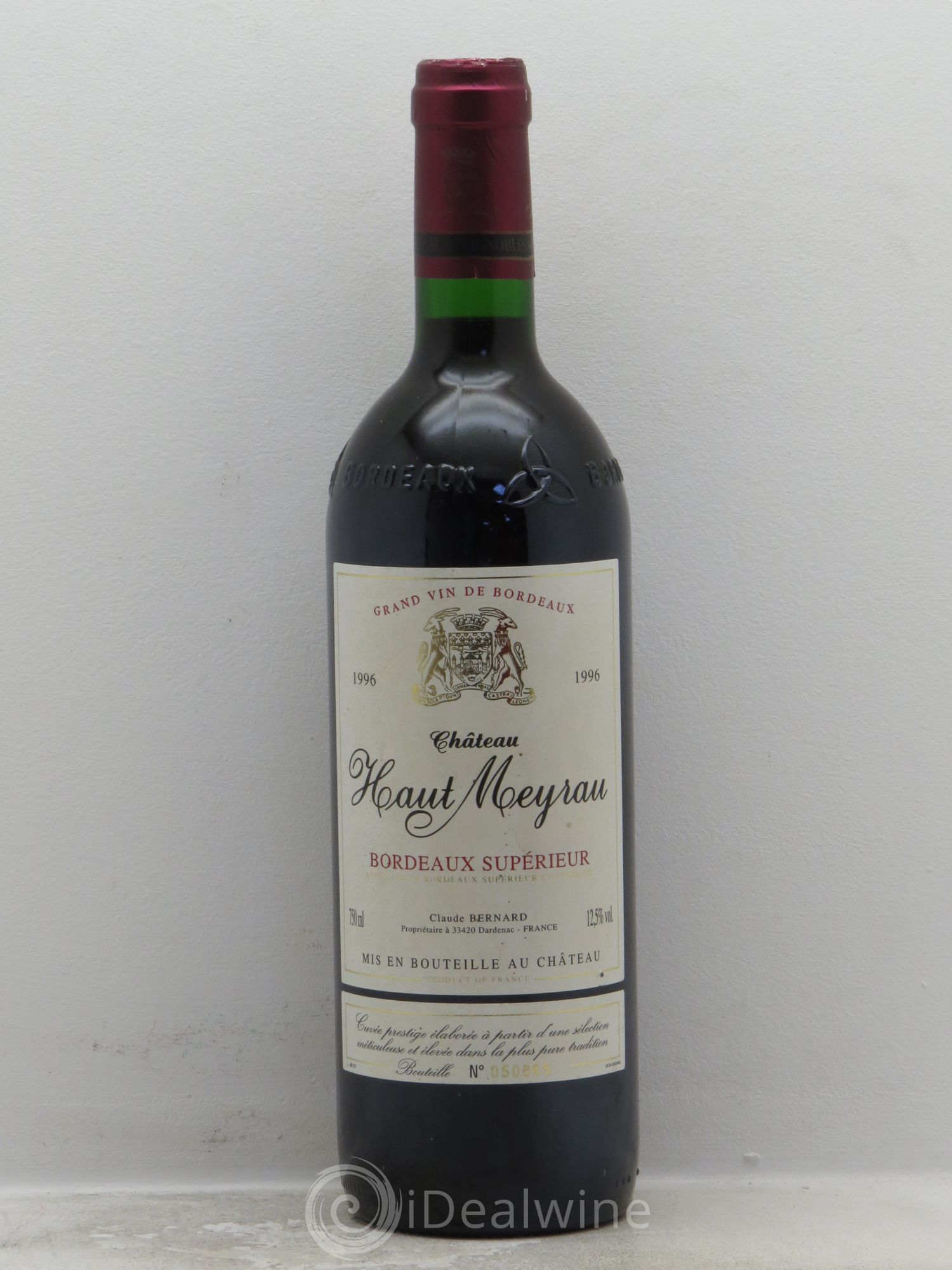 Bordeaux Supérieur Château Haut meyrau Cuvée prestige (sans prix de réserve) 1996 - Posten von 1 Flasche - 0