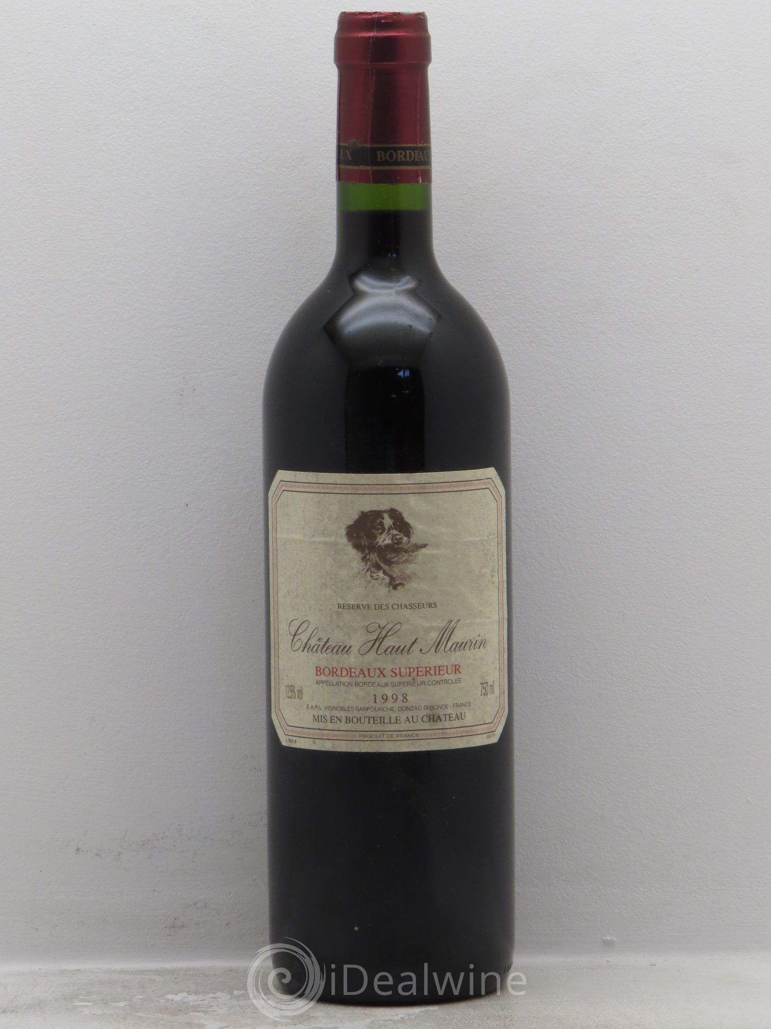 Bordeaux Supérieur Château Haut Maurin (sans prix de réserve) 1998 - Posten von 1 Flasche - 0