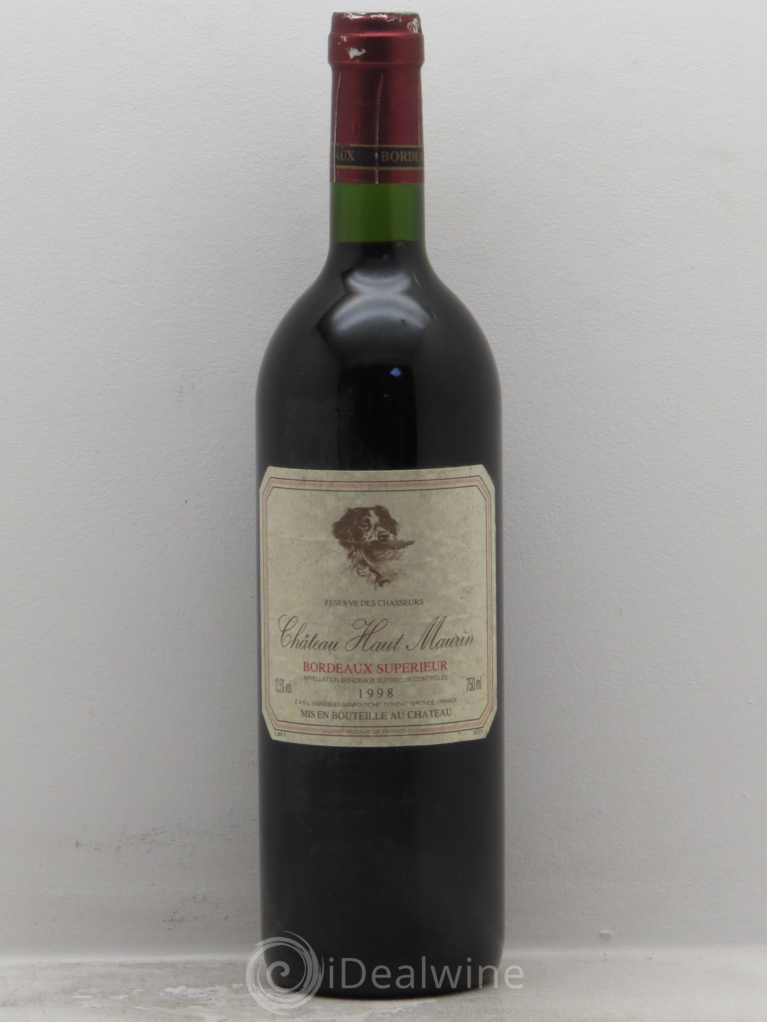 Bordeaux Supérieur Château Haut Maurin (sans prix de réserve) 1998 - Posten von 1 Flasche - 0