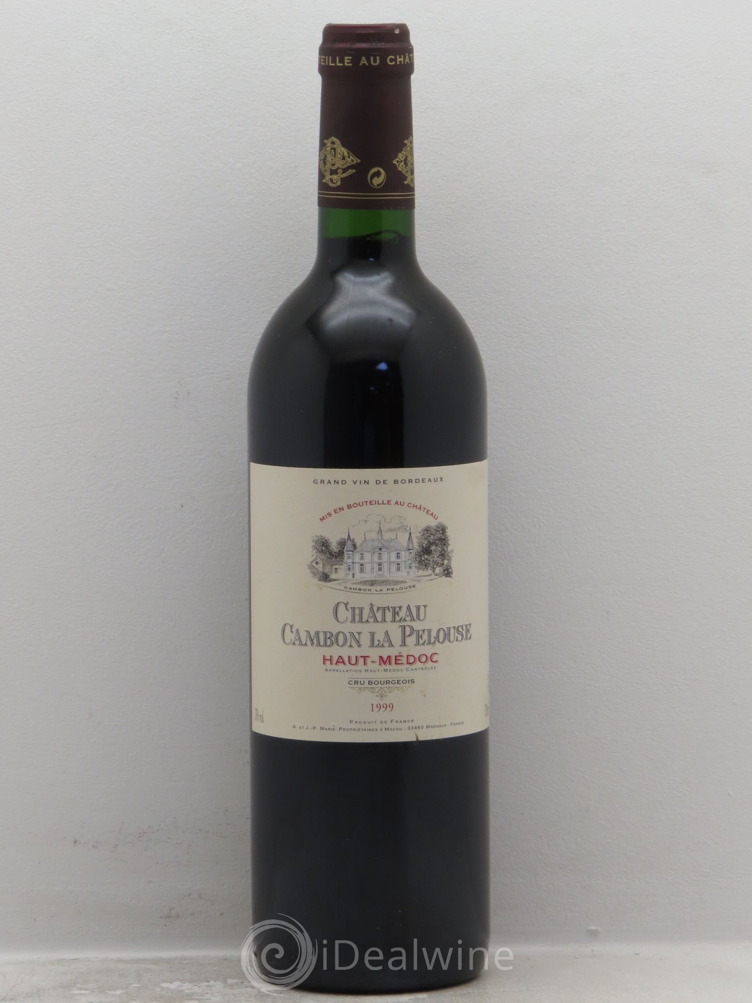 Château Cambon la Pelouse Cru Bourgeois (sans prix de réserve) 1999 - Lot de 1 bouteille - 0