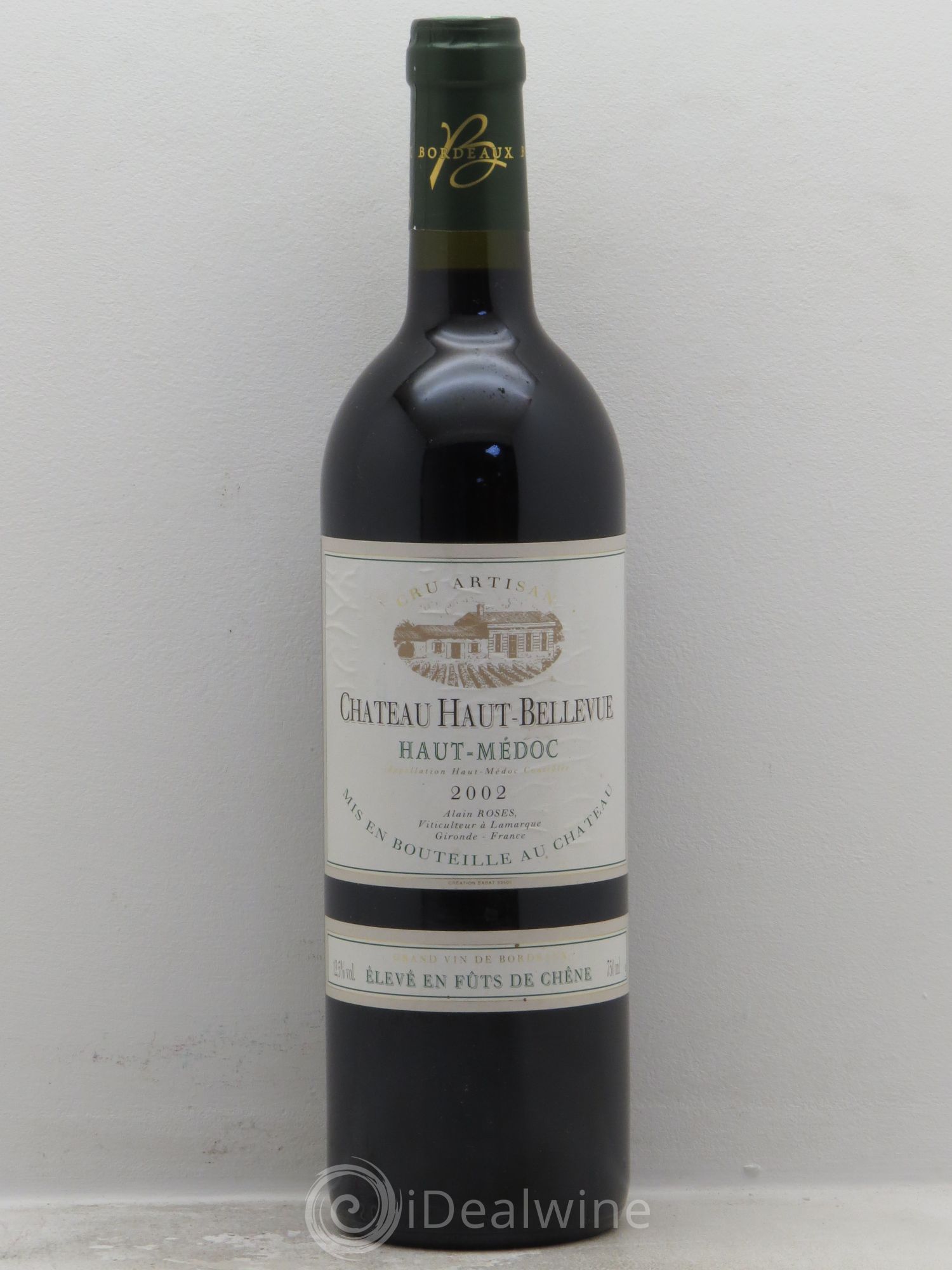 Haut Médoc Château Haut Bellevue (sans prix de réserve) 2002 - Posten von 1 Flasche - 0