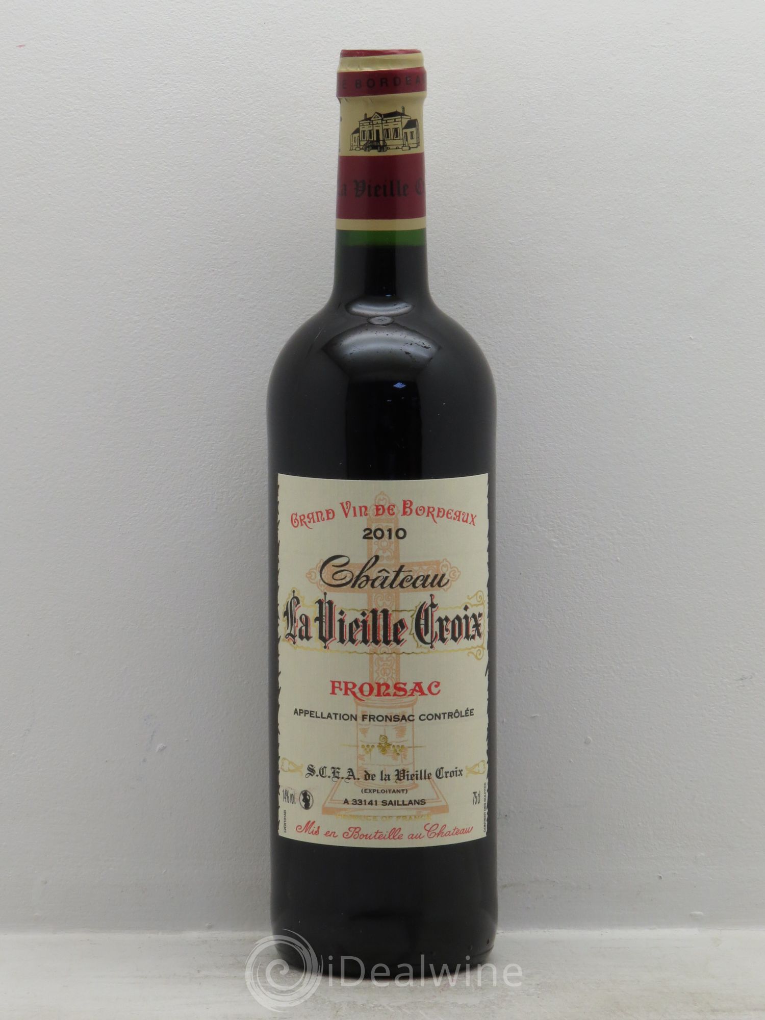 Fronsac Château la vieille Croix (sans prix de réserve) 2010 - Posten von 1 Flasche - 0