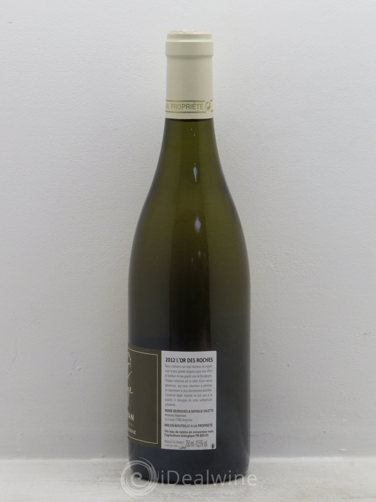 Saint-Véran Domaine de la Crouze "l'Or des Roches" (sans prix de réserve) 2012 - Posten von 1 Flasche - 1
