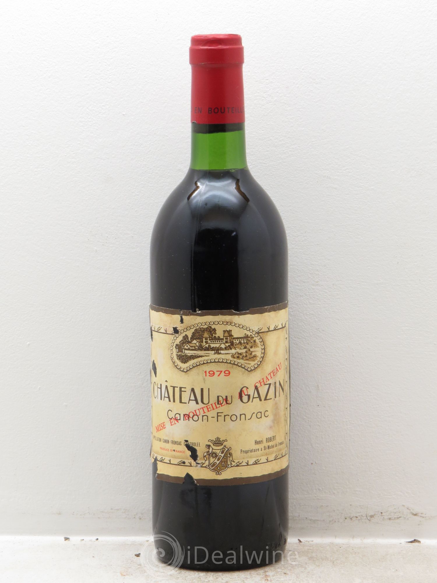 Canon-Fronsac Château Gazin (sans prix de réserve) 1979 - Posten von 1 Flasche - 0