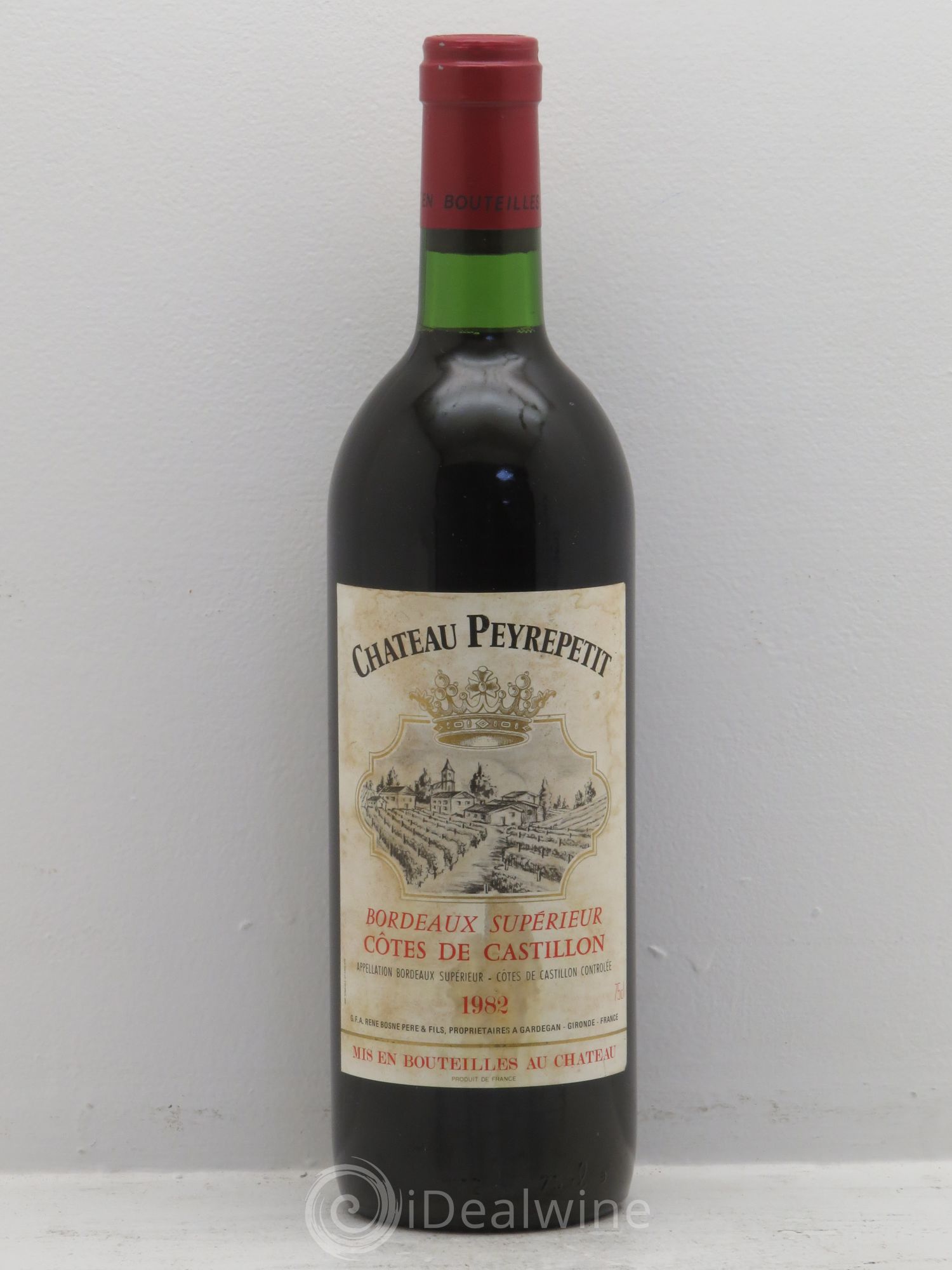 Castillon-Côtes-de-Bordeaux (Côtes-de-Castillon) Château Peyrepetit (sans prix de réserve) 1982 - Posten von 1 Flasche - 0