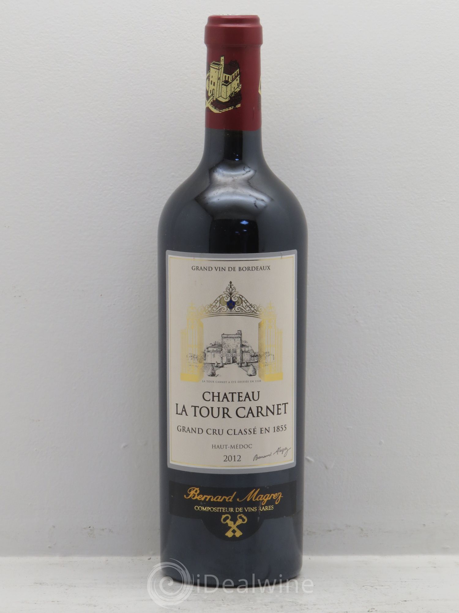 Château la Tour Carnet 4ème Grand Cru Classé (sans prix de réserve) 2012 - Lot de 1 bouteille - 0
