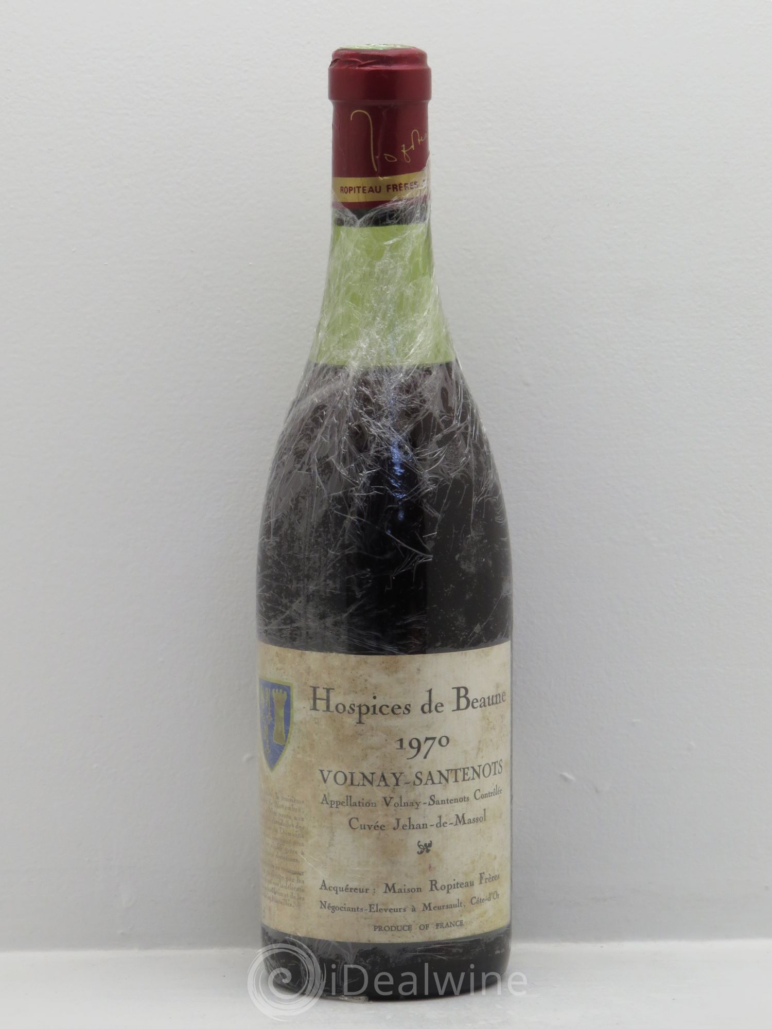 Volnay Santenots- Cuvée Jehan de Massol (sans prix de réserve) 1970 - Posten von 1 Flasche - 0