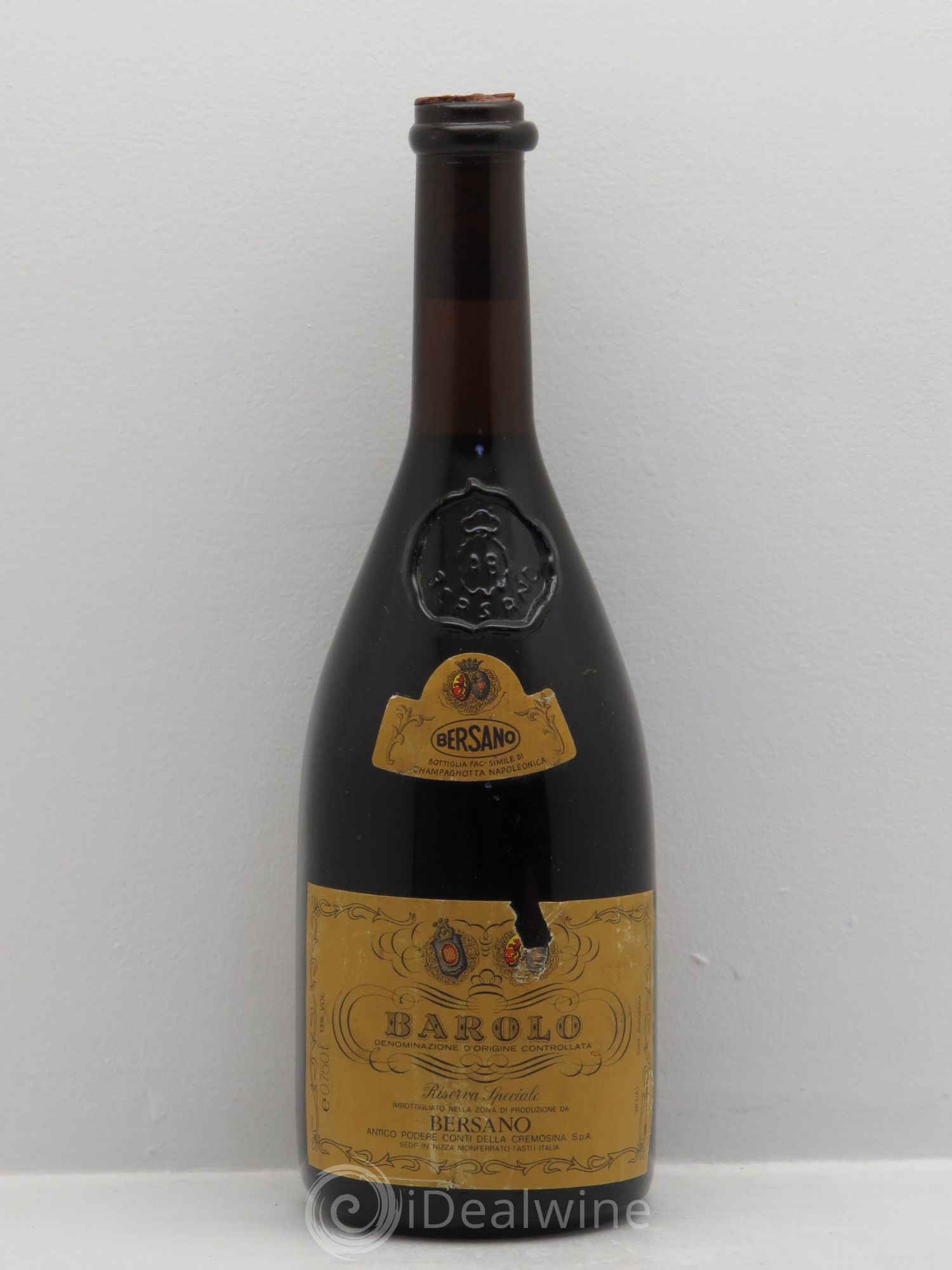Barolo Riserva Spéciale Bersano (sans prix de réserve) 1974 - Posten von 1 Flasche - 0