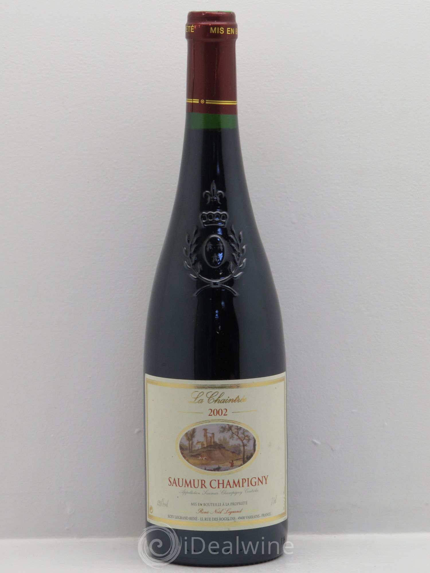 Saumur-Champigny La Chaintrée Clotilde Legrand (anciennement René-Noël Legrand) (sans prix de réserve) 2002 - Lot de 1 bouteille - 0