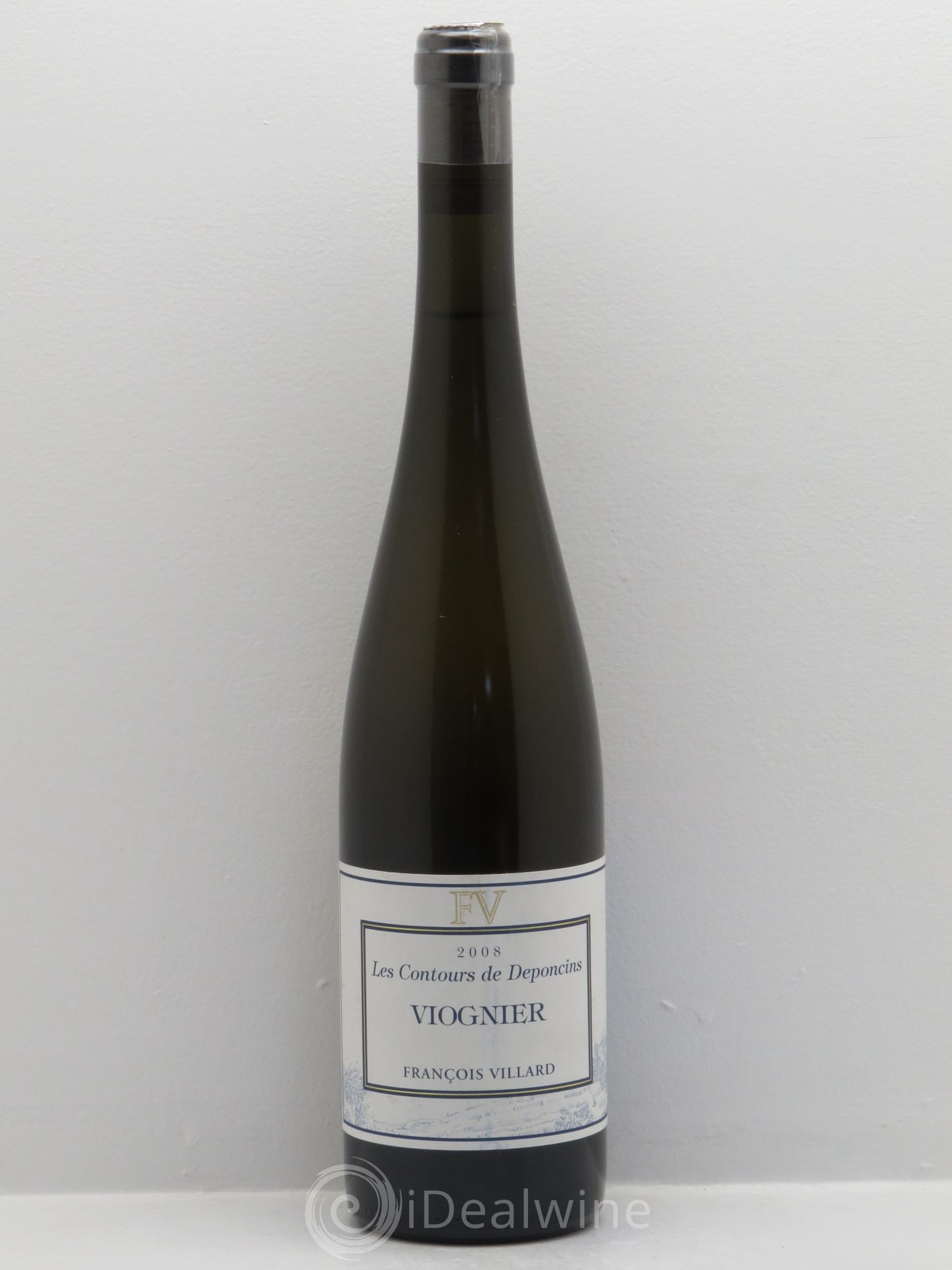 Rhône Viognier -Les contours de Deponcins -Domaine François Villard (sans prix de réserve) 2008 - Posten von 1 Flasche - 0