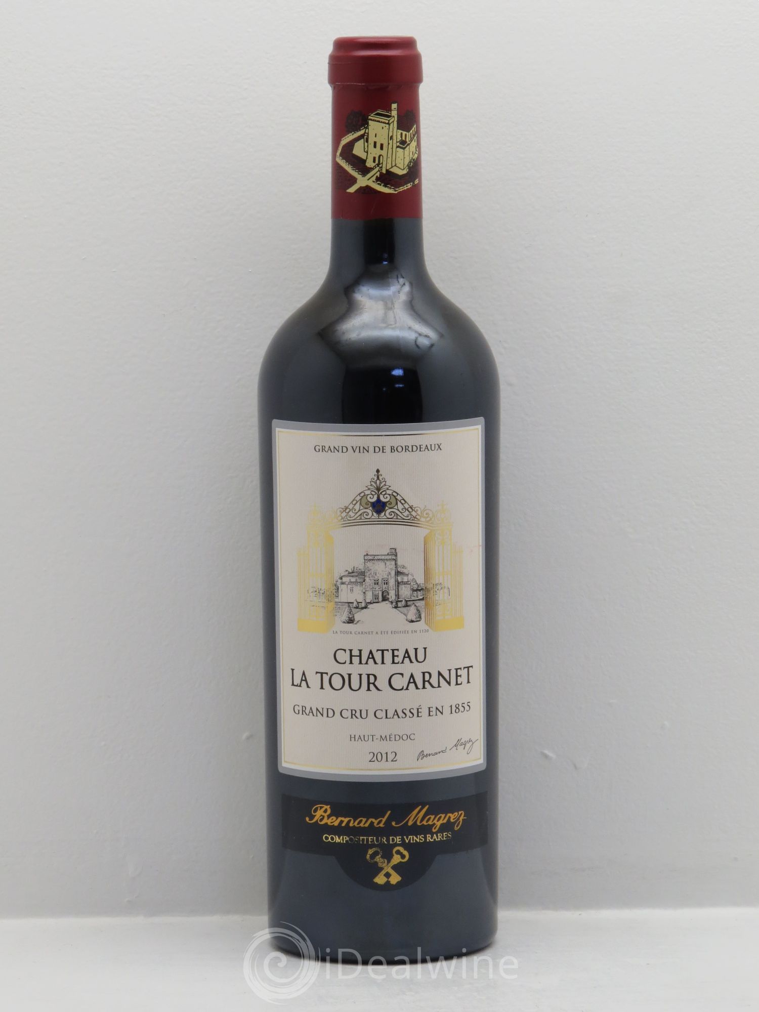 Château la Tour Carnet 4ème Grand Cru Classé (sans prix de réserve) 2012 - Lot de 1 bouteille - 0