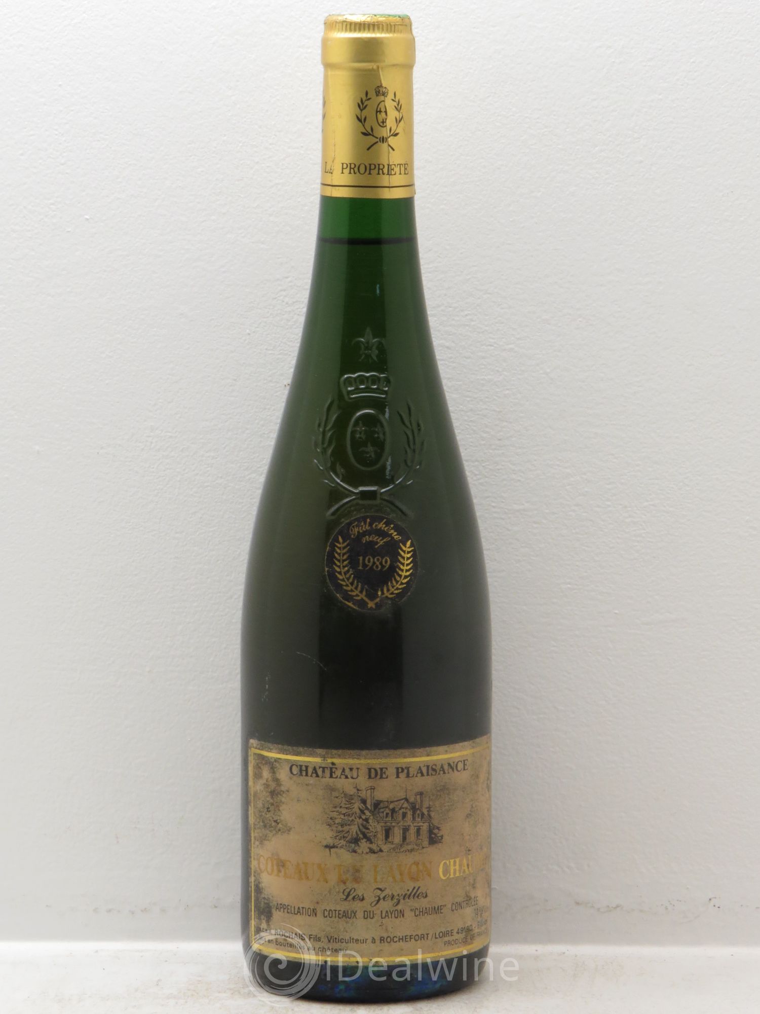 Coteaux du Layon Chaume les Zerzilles chateau de plaisance (sans prix de réserve) 1989 - Lotto di 1 bottiglia - 0