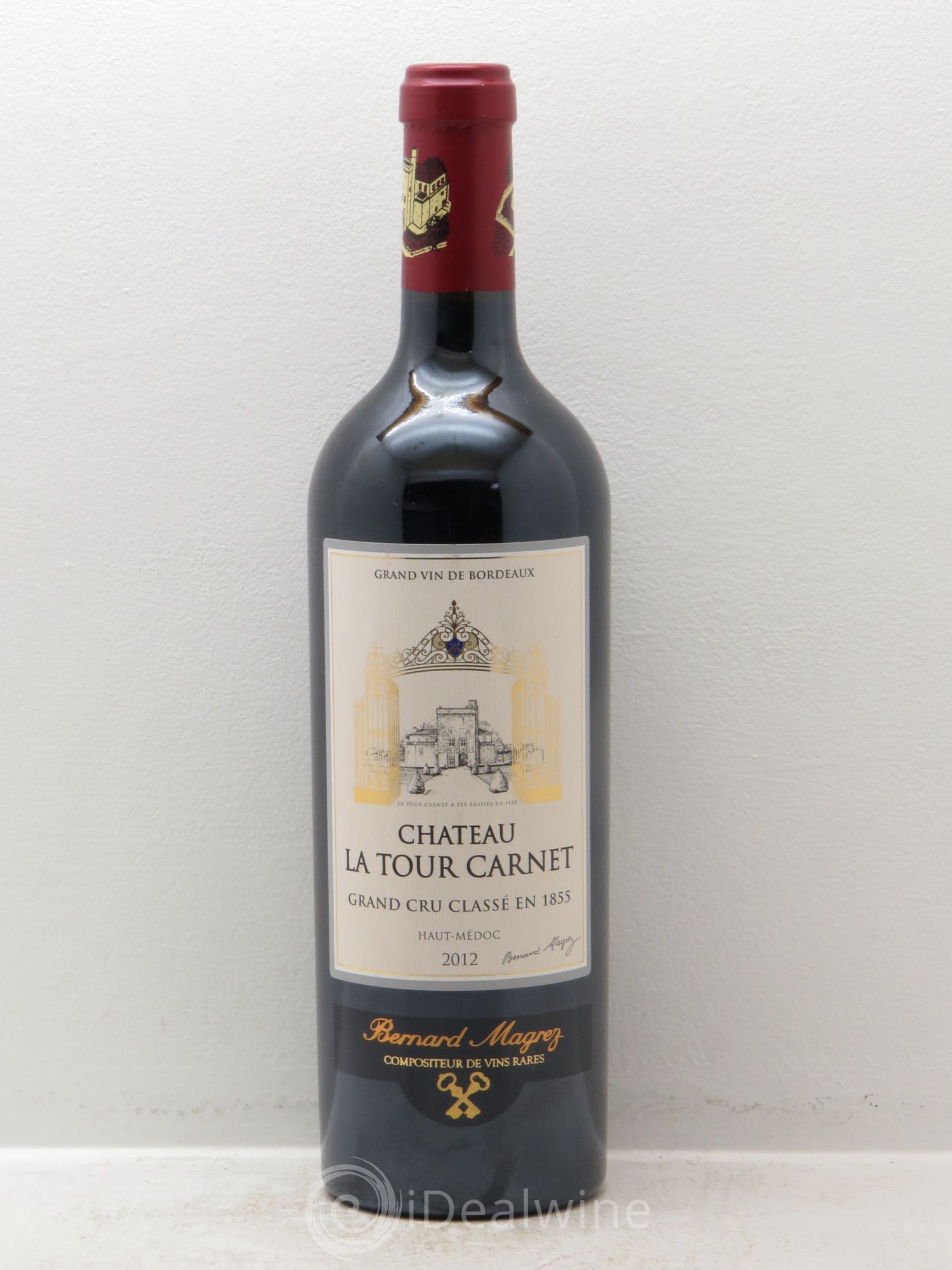 Château la Tour Carnet 4ème Grand Cru Classé (sans prix de réserve) 2012 - Lot de 1 bouteille - 0
