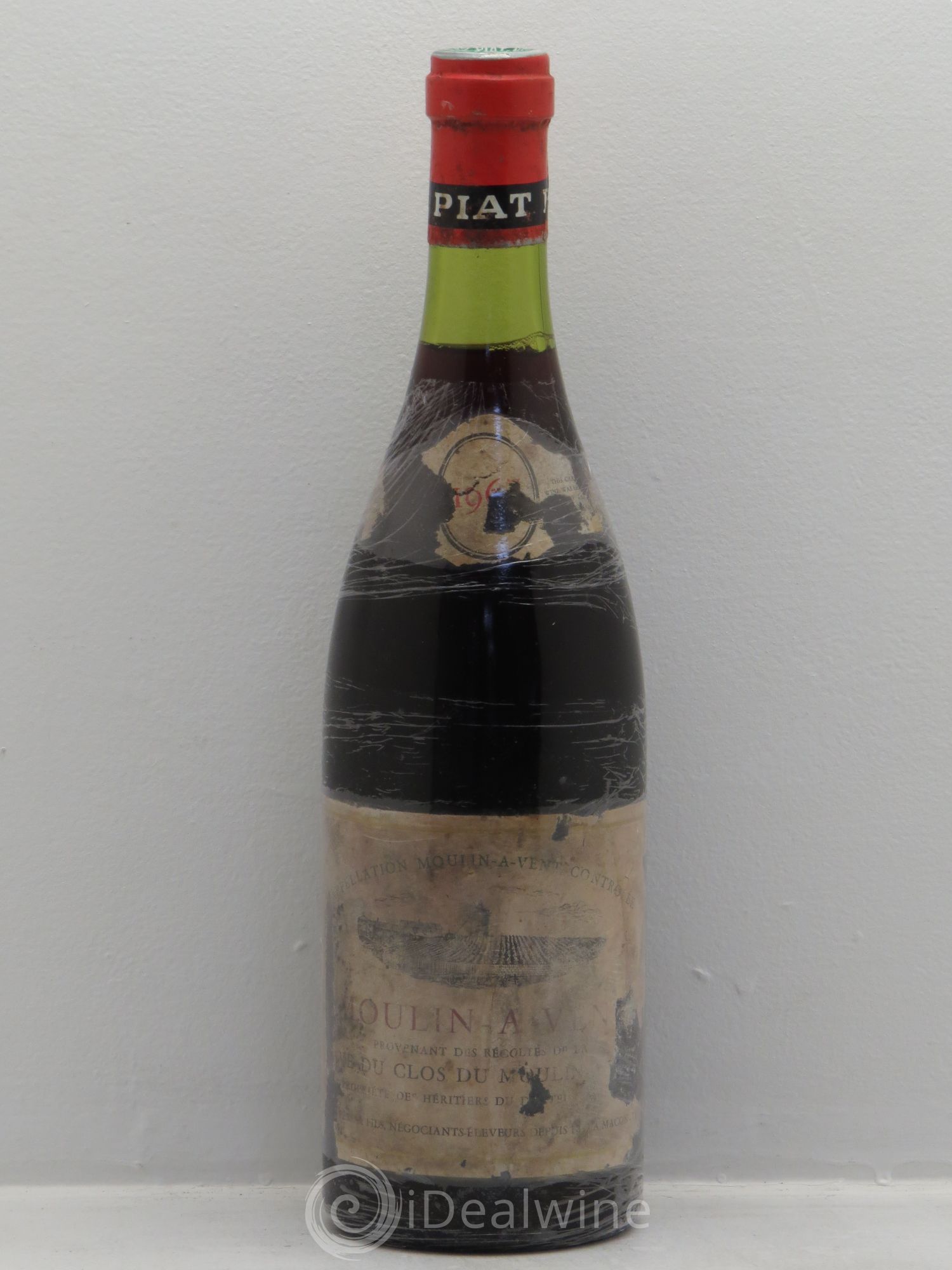 Moulin-à-Vent Domaine Piat (sans prix de réserve) 1967 - Posten von 1 Flasche - 0