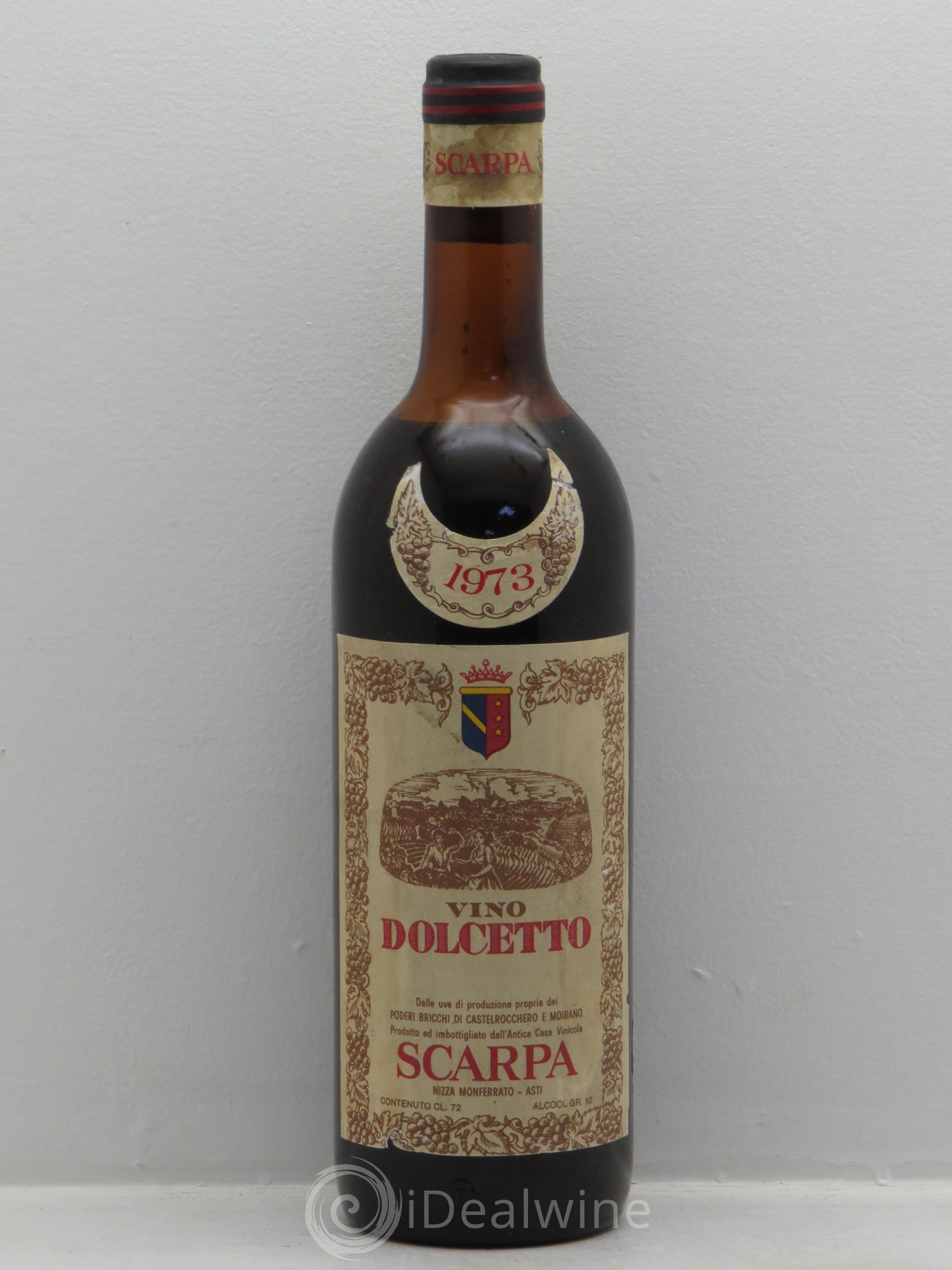 Dolcetto d'Alba DOC Scarpa (sans prix de réserve) 1973 - Posten von 1 Flasche - 0