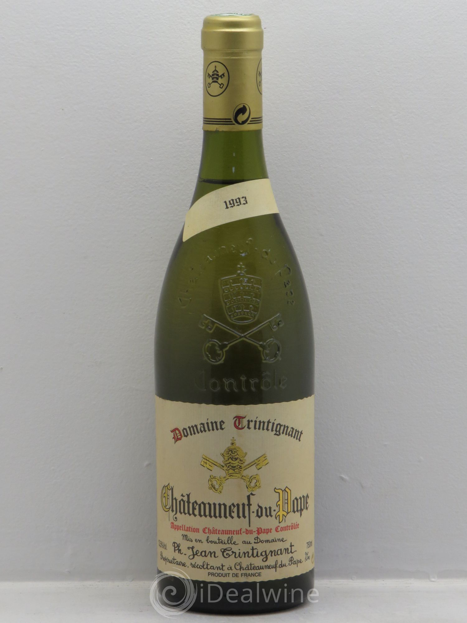 Châteauneuf-du-Pape Domaine de Trintignant (sans prix de réserve) 1993 - Posten von 1 Flasche - 0