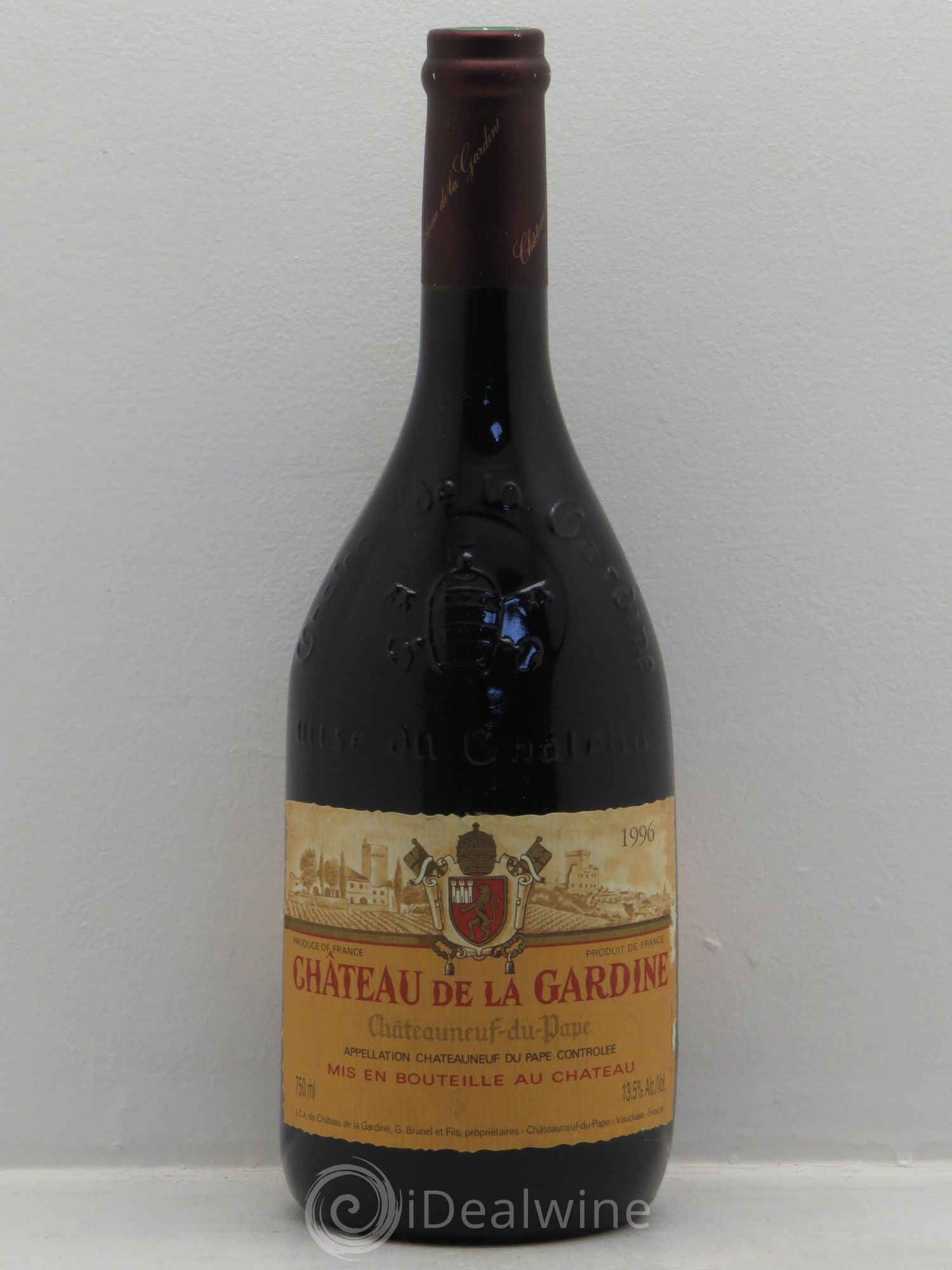 Châteauneuf-du-Pape Château de La Gardine Famille Brunel (sans prix de réserve) 1996 - Lot de 1 bouteille - 0