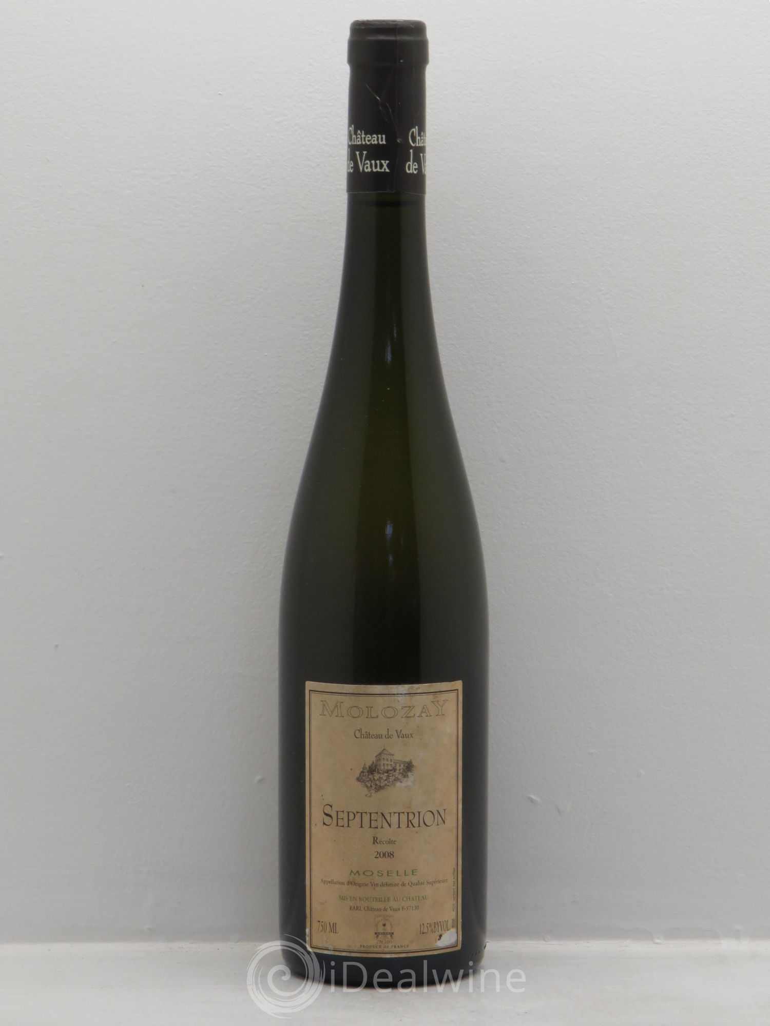 Divers Moselle Septentrion Molozay Château de Vaux (sans prix de réserve) 2008 - Lot de 1 bouteille - 0