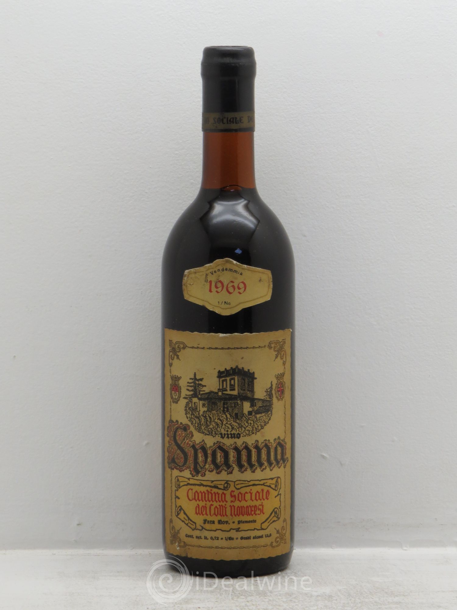 Italie Piemont Spanna Cantina S.Colli Novaseri (sans prix de réserve) 1969 - Posten von 1 Flasche - 0
