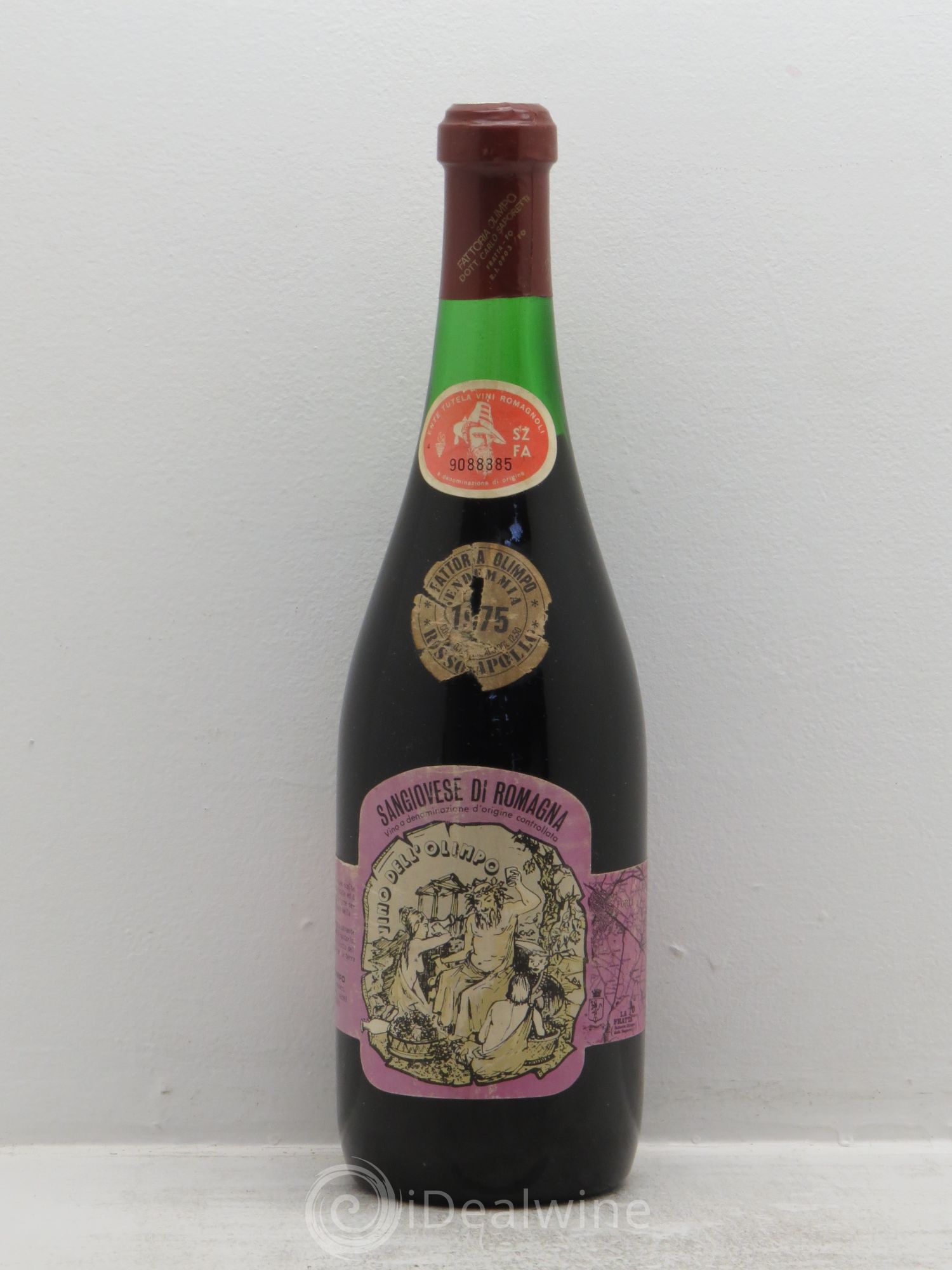 Italie Emilie Romagne Sangiovese di Romagna Fattoria olimpo (sans prix de réserve) 1975 - Posten von 1 Flasche - 0