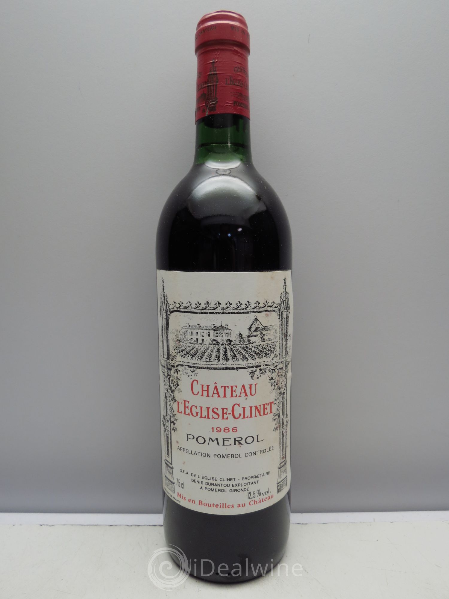 Château l' Église Clinet 1986 - Lot de 1 bouteille - 0