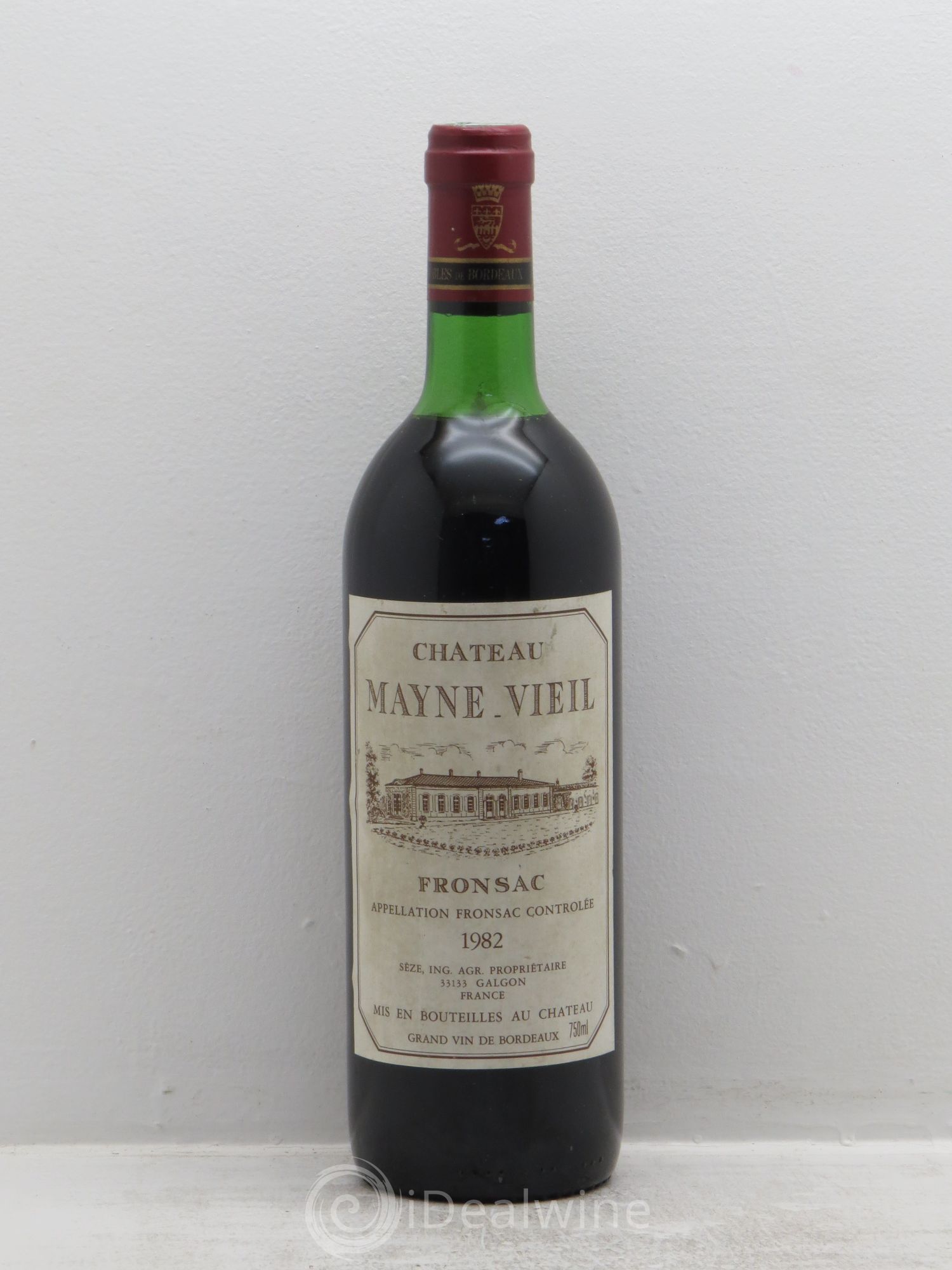Fronsac Chateau Mayne vieil (sans prix de réserve) 1982 - Posten von 1 Flasche - 0