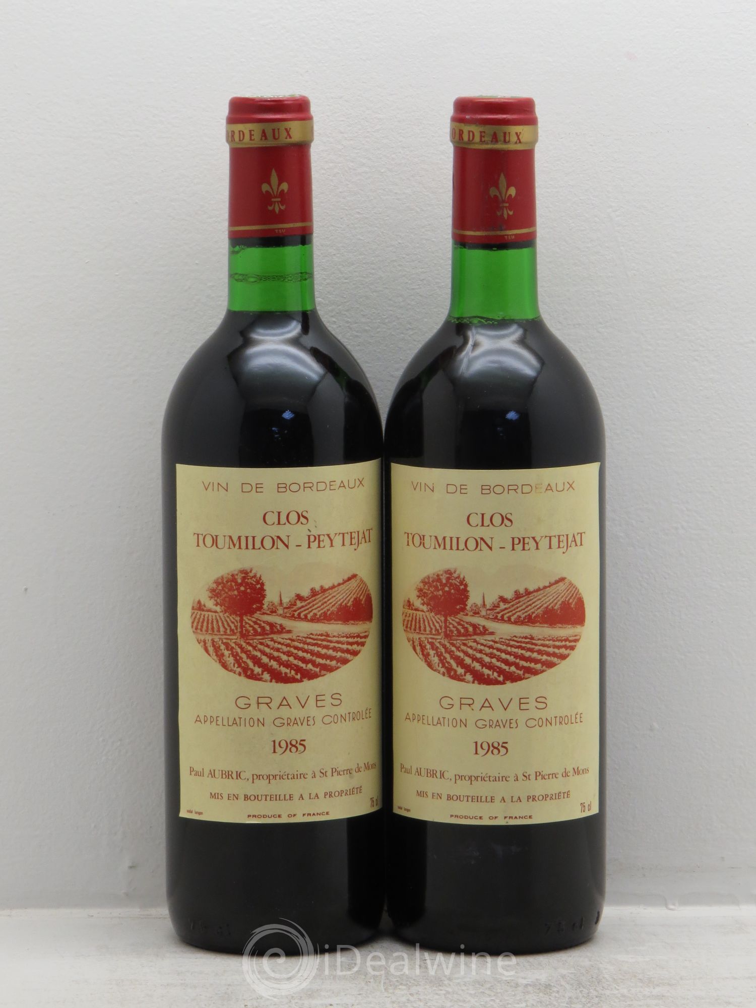 Graves Clos Toumillon Peytejat (sans prix de réserve) 1985 - Posten von 2 Flaschen - 0
