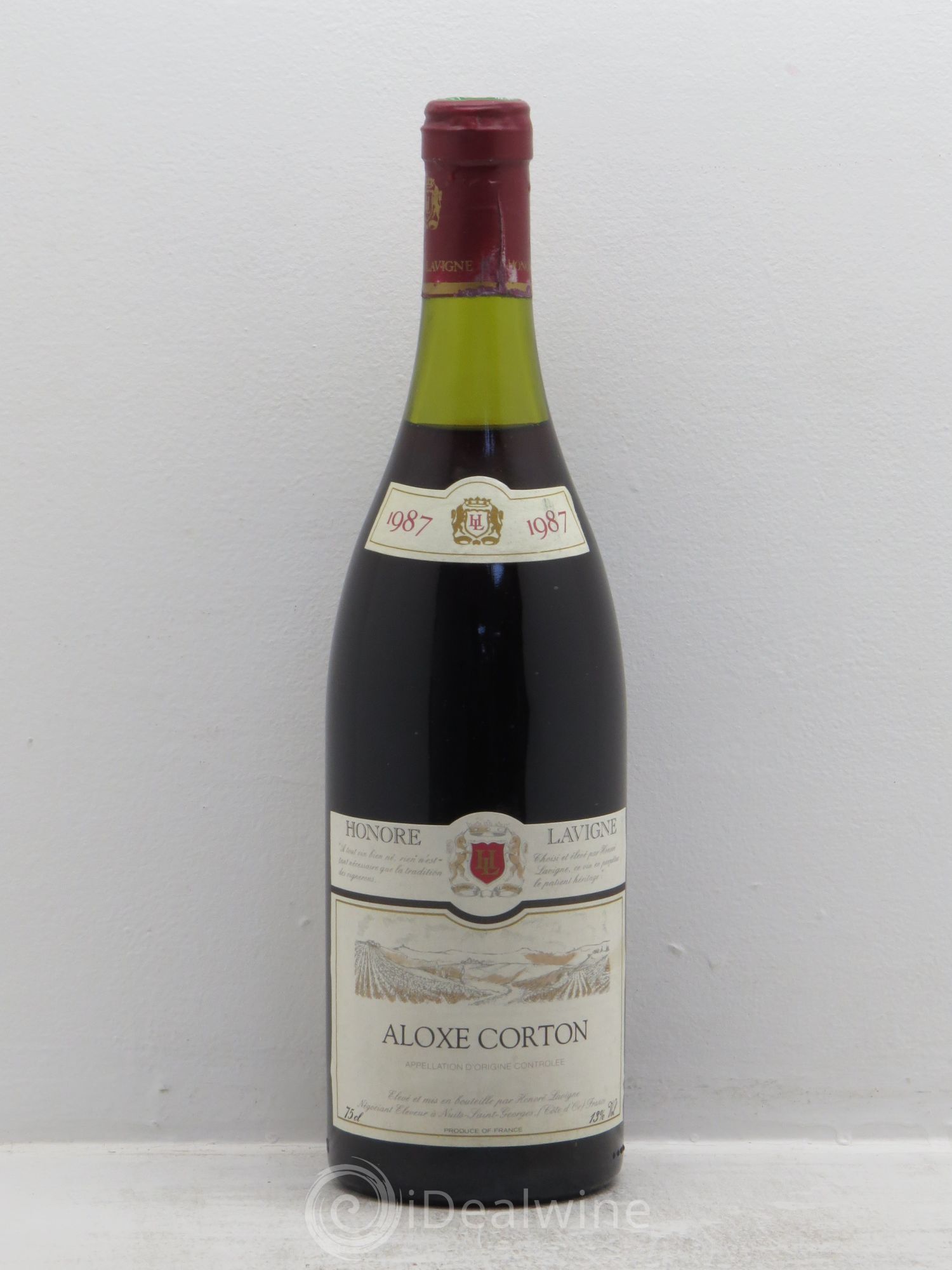 Aloxe-Corton Honoré Lavigne (sans prix de réserve) 1987 - Posten von 1 Flasche - 0