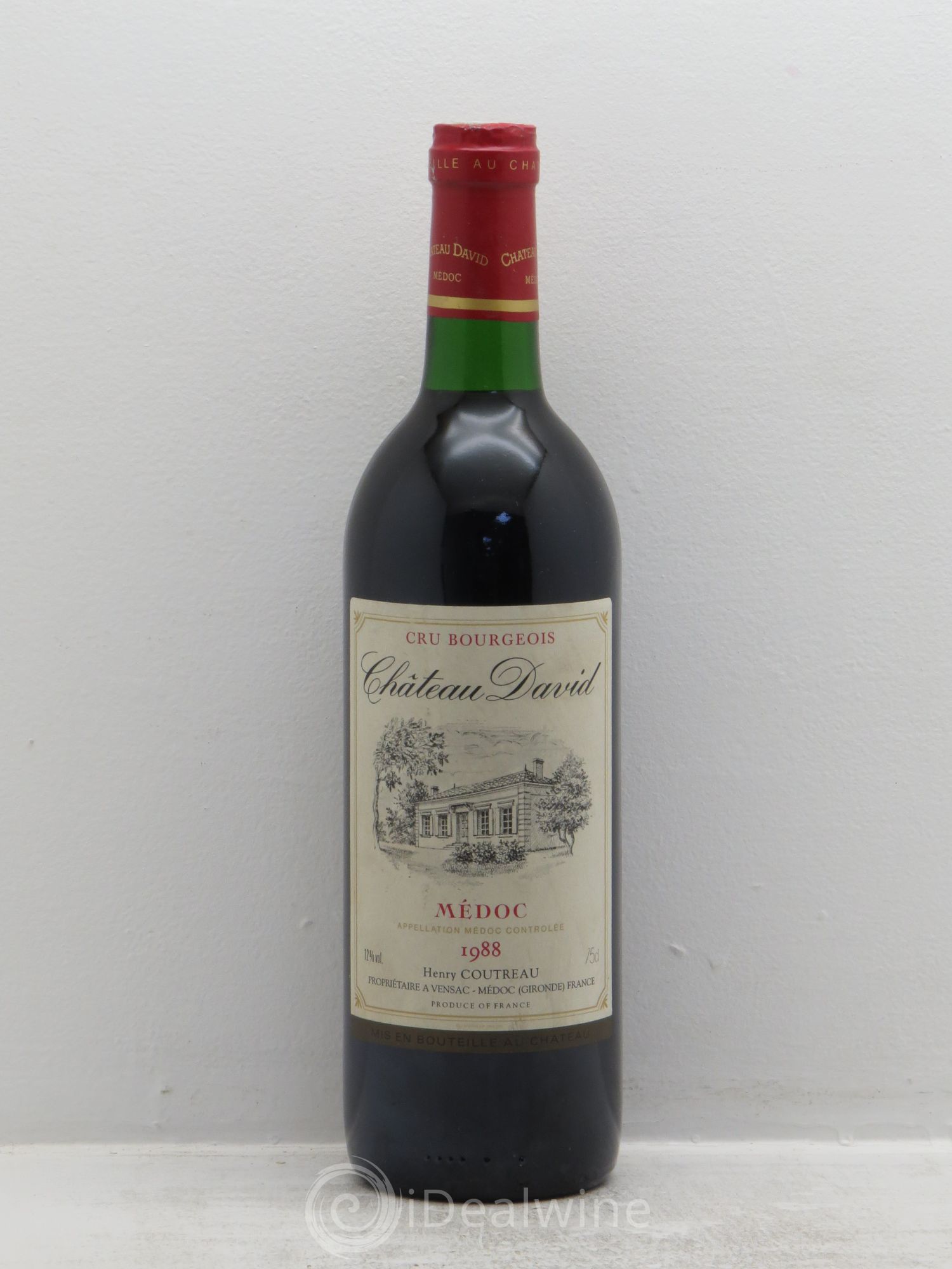 Médoc Chateau David (sans prix de réserve) 1988 - Posten von 1 Flasche - 0