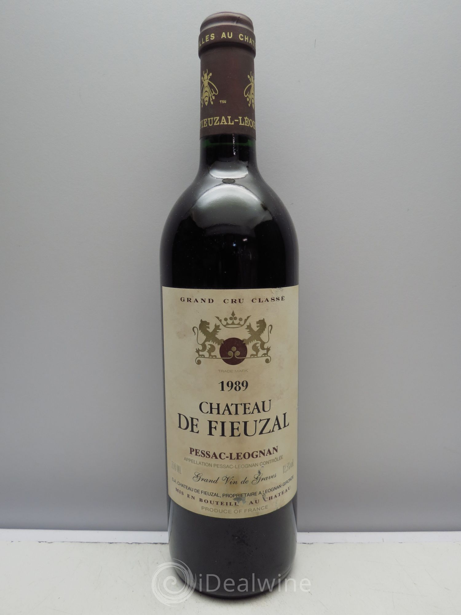 Château de Fieuzal Cru Classé de Graves 1989 - Lot de 1 bouteille - 0