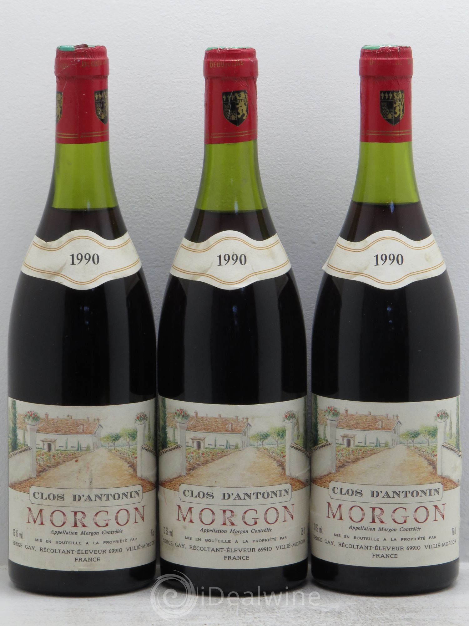 Morgon Clos d'Antonin Serge Gay (sans prix de réserve) 2000 - Posten von 3 Flaschen - 0