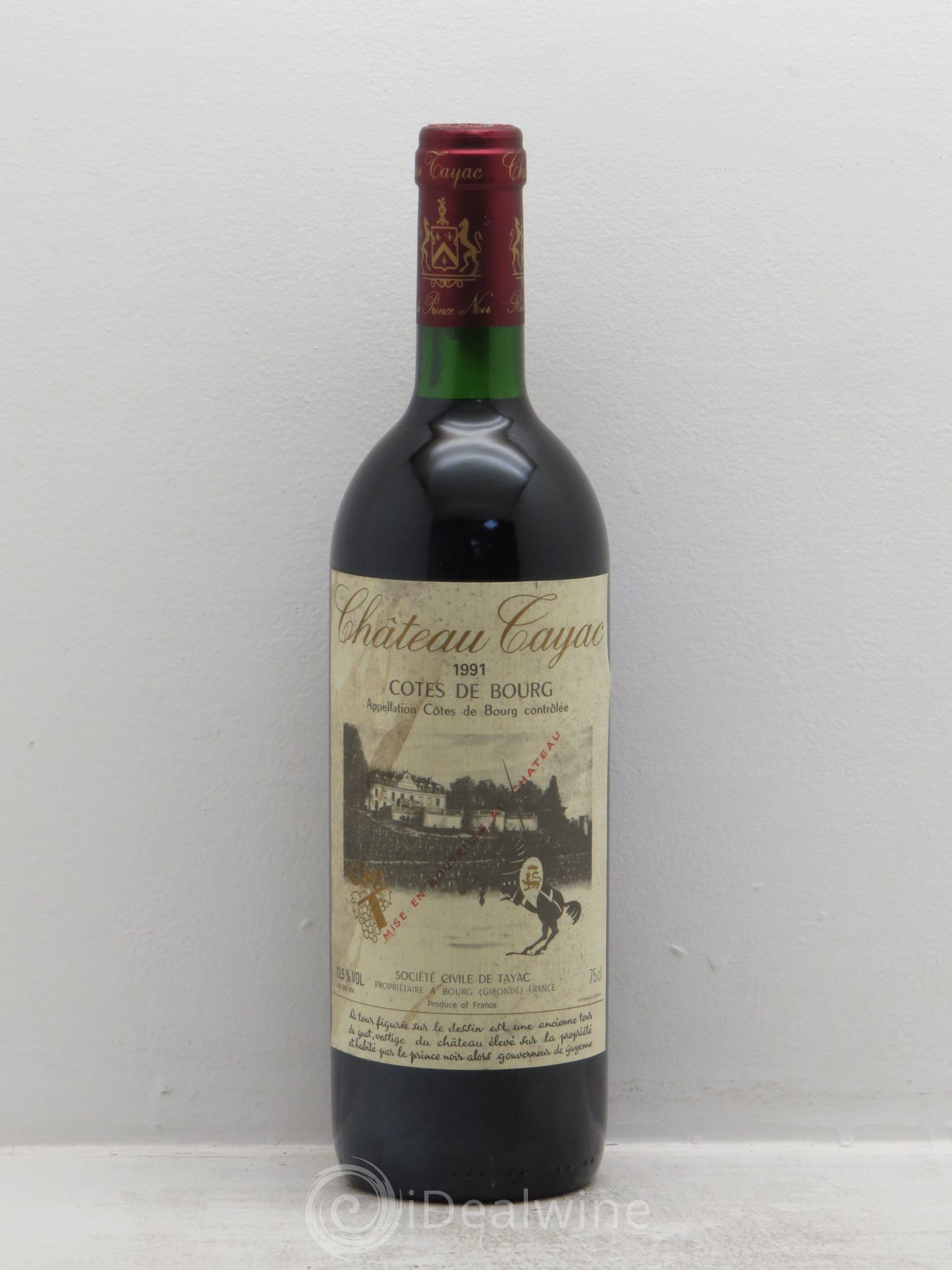Bordeaux Tayac cotes de bourg (sans prix de réserve) 1991 - Posten von 1 Flasche - 0