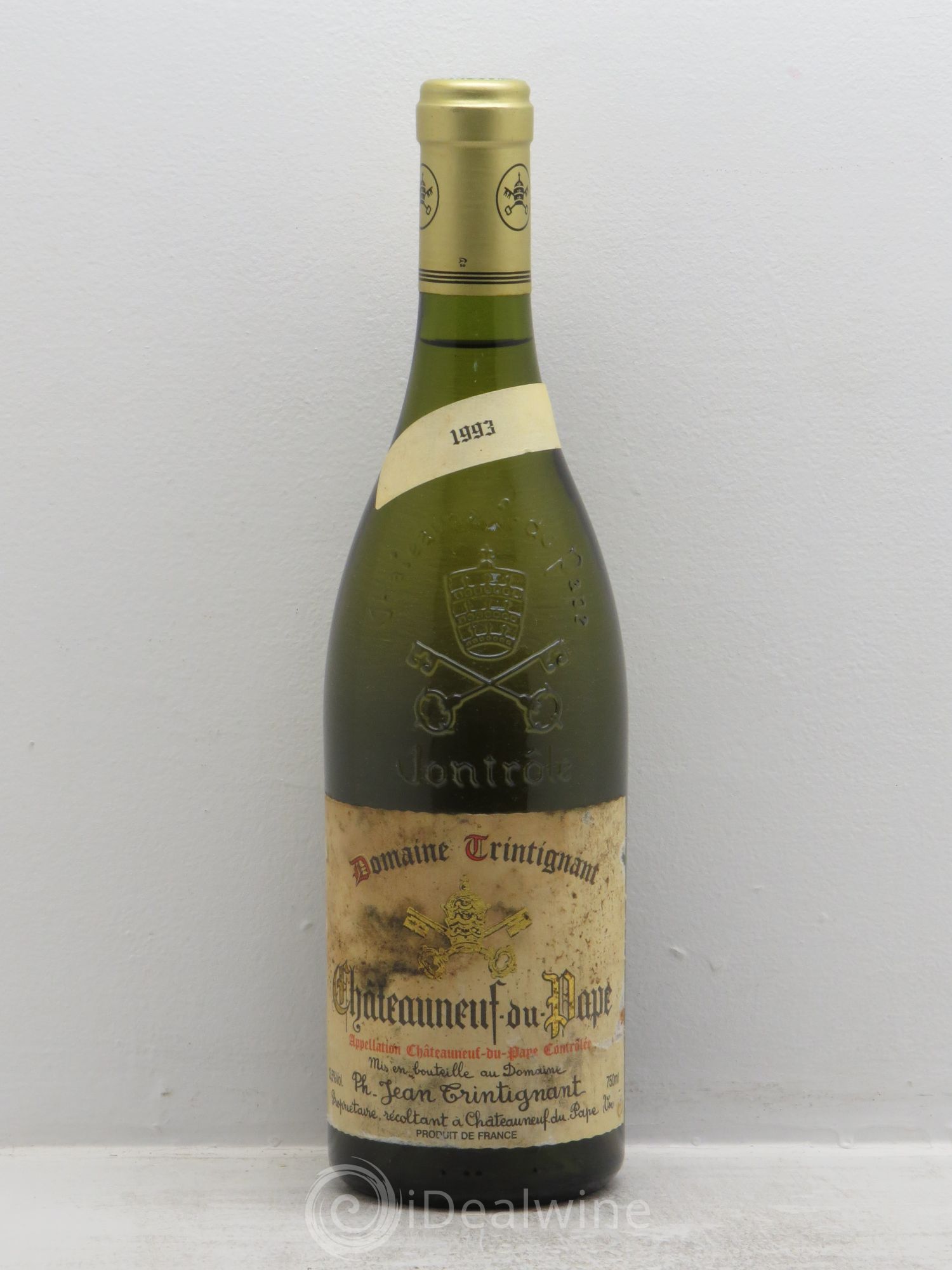 Châteauneuf-du-Pape Domaine Trintignant (sans prix de réserve) 1993 - Posten von 1 Flasche - 0