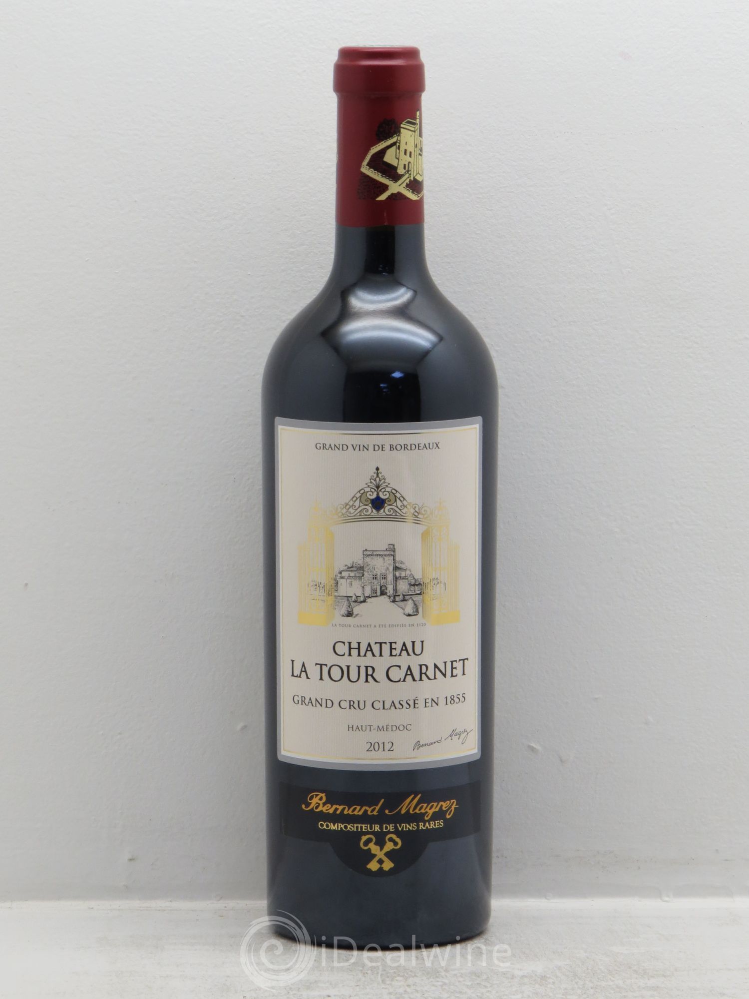 Château la Tour Carnet 4ème Grand Cru Classé (sans prix de réserve) 2012 - Lot de 1 bouteille - 0
