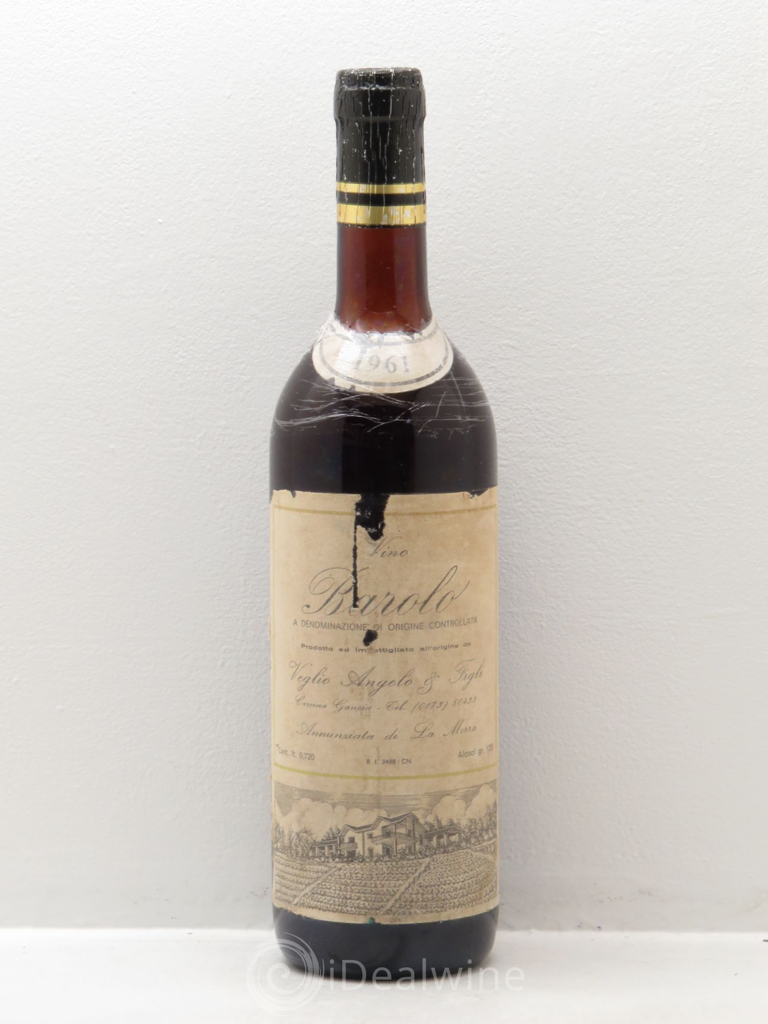 Barolo Piemont Angelo Veglio (sans prix de réserve) 1961 - Posten von 1 Flasche - 0